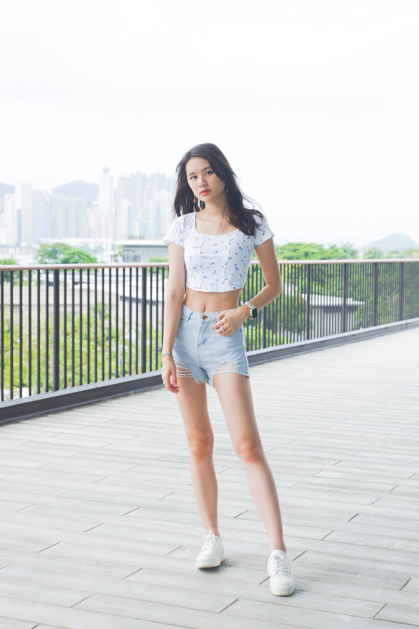 Slim Cut Floral Top