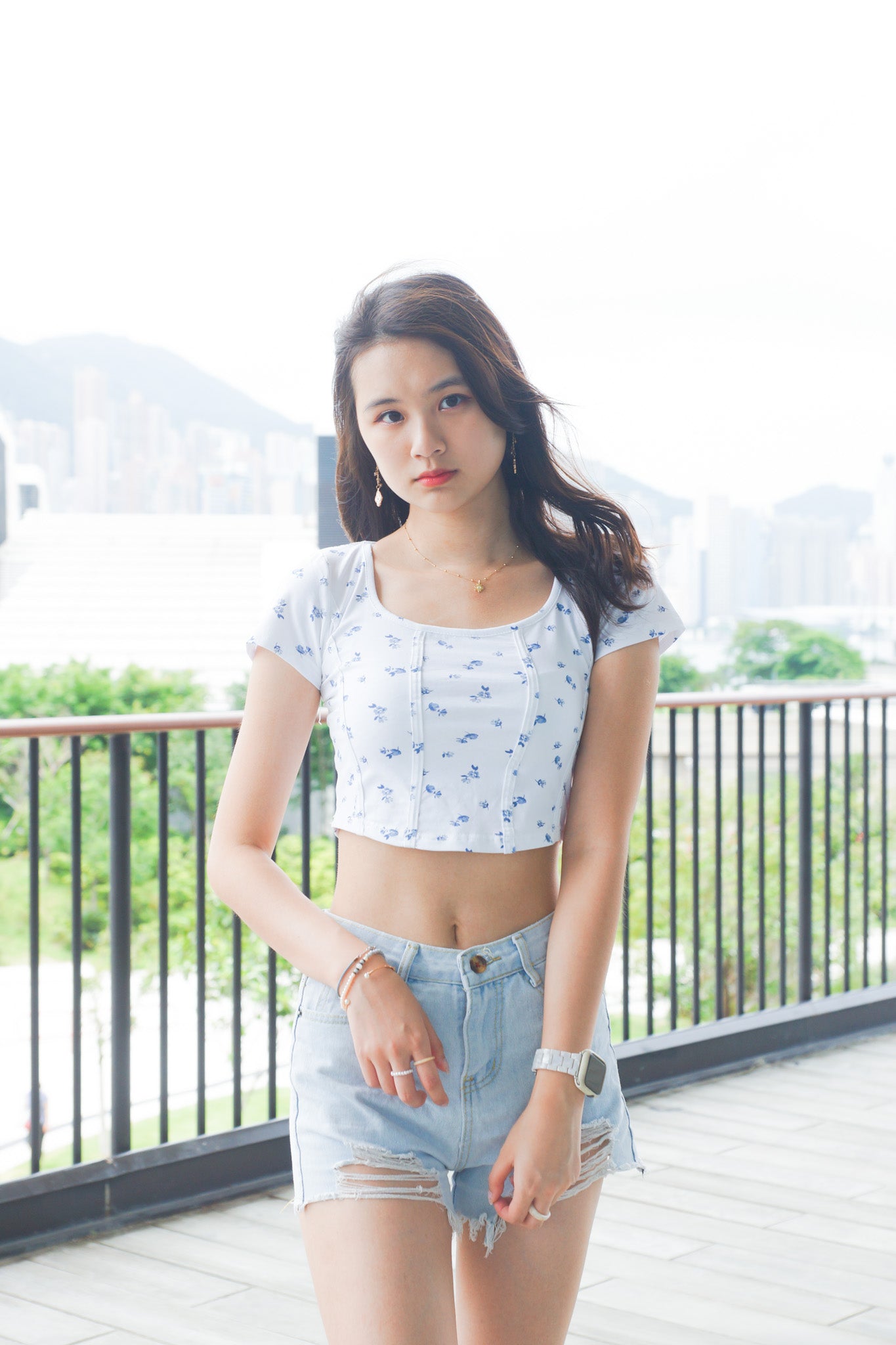 Slim Cut Floral Top