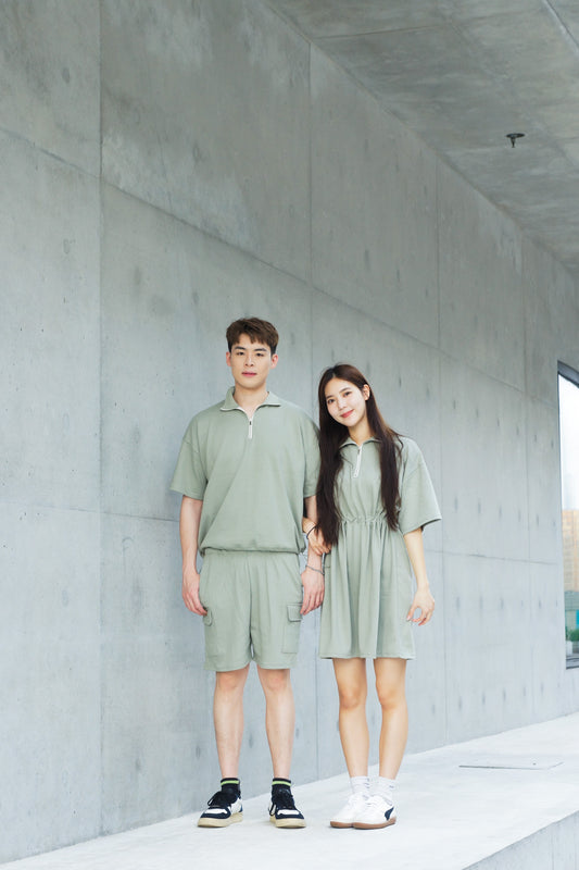 Paisley Zipper Top Set