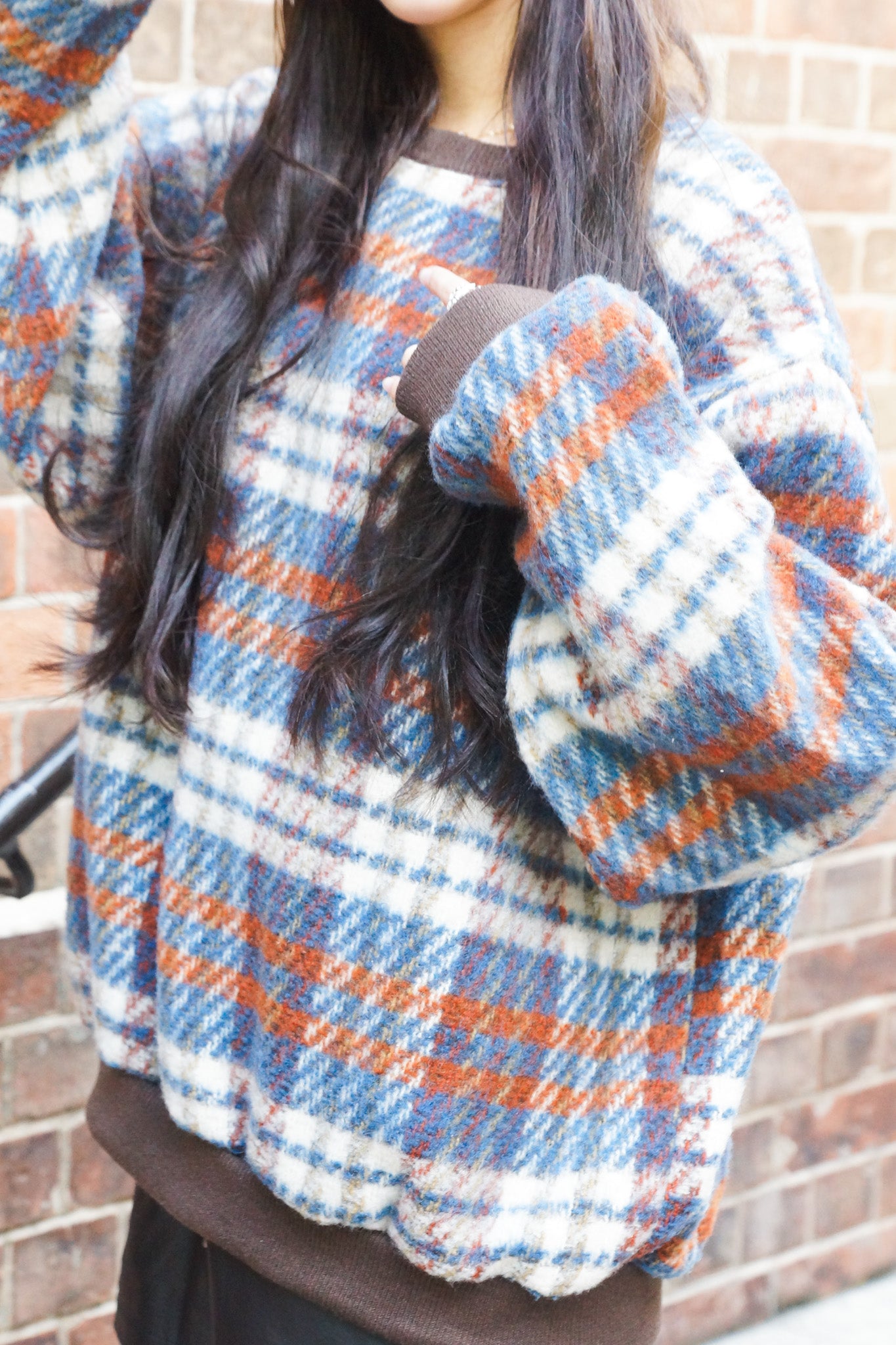 Winta Checker Style Sweater