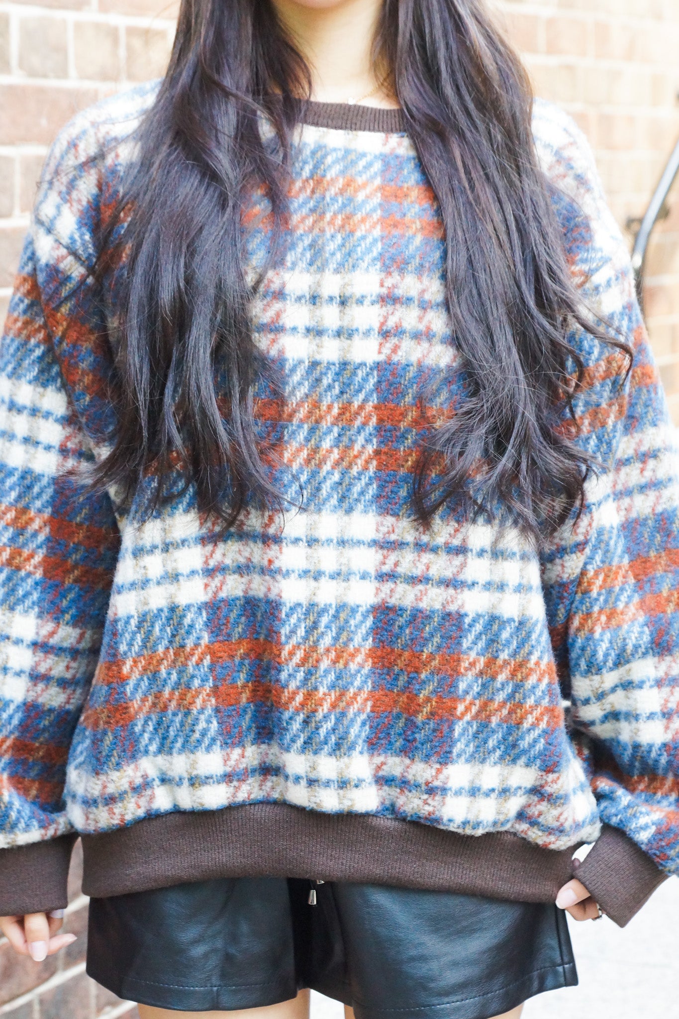 Winta Checker Style Sweater