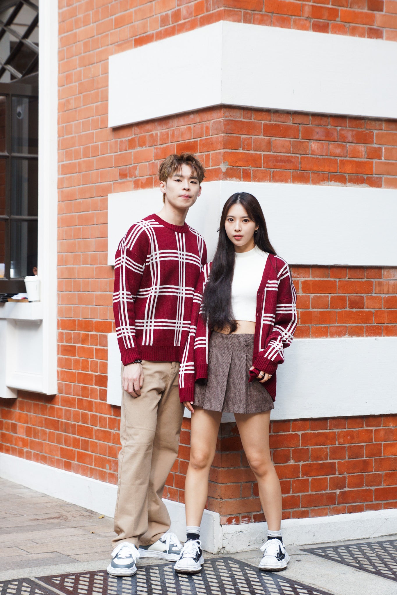 Scarlette Checker Knit Cardigan