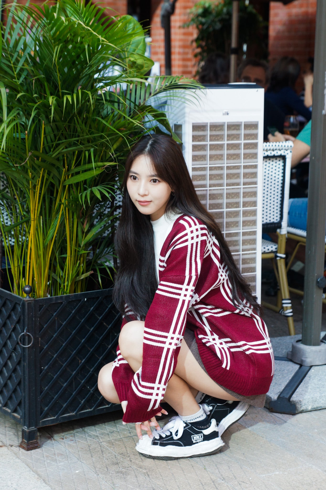 Scarlette Checker Knit Cardigan