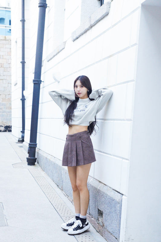 Be With You Cropped Knit Sweater