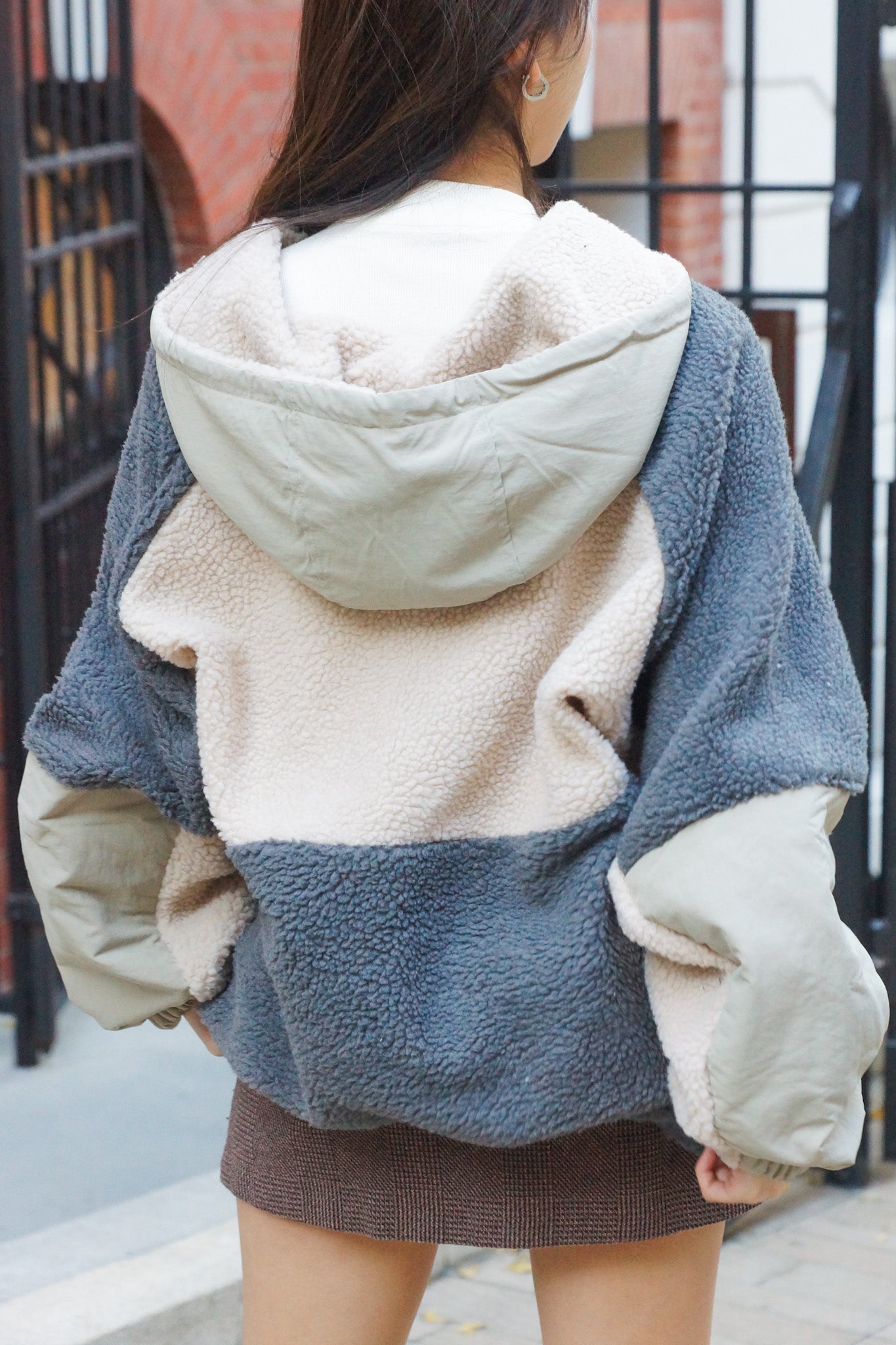 Groovy Unisex Blocked Hoodie