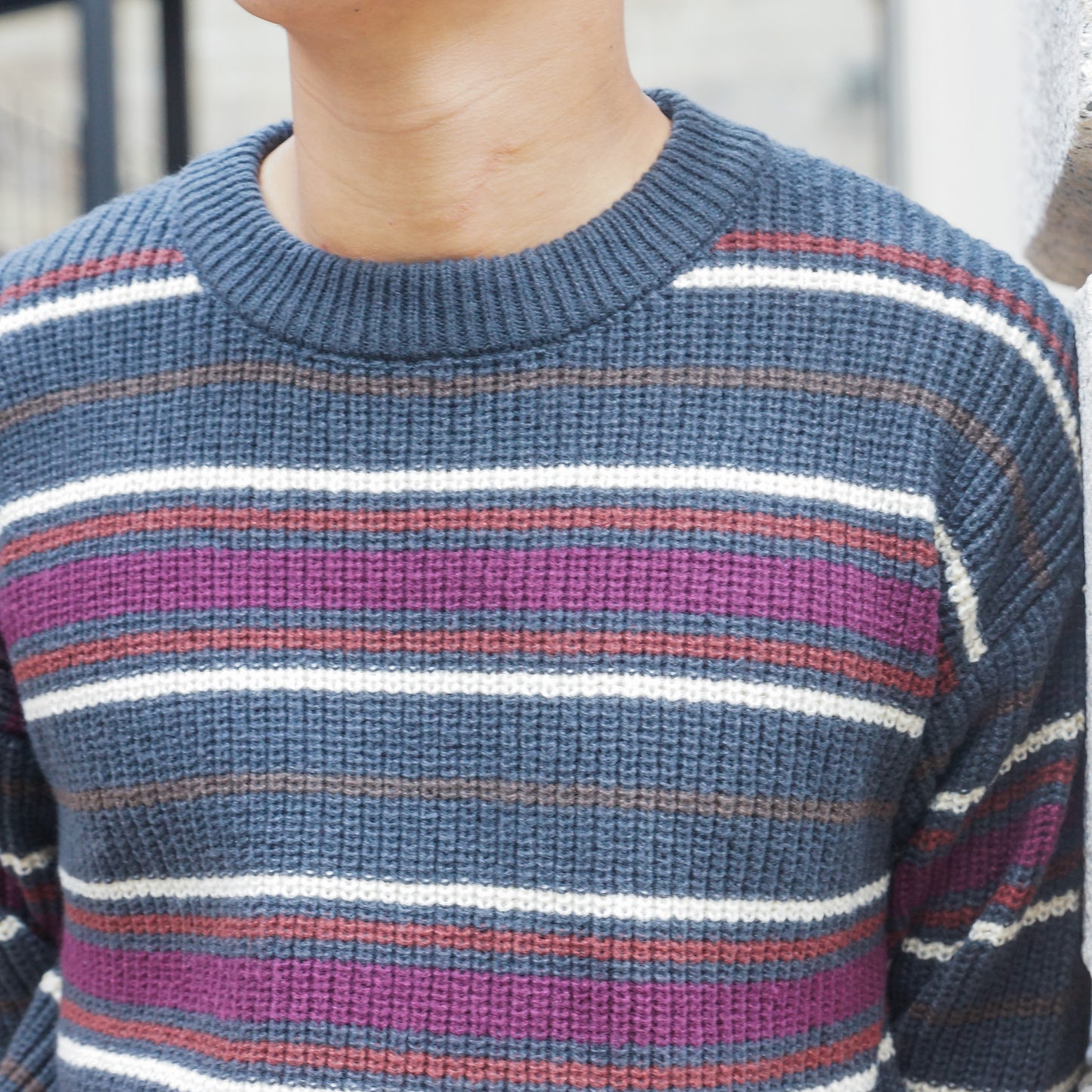 Arlene Striped Knit Sweater
