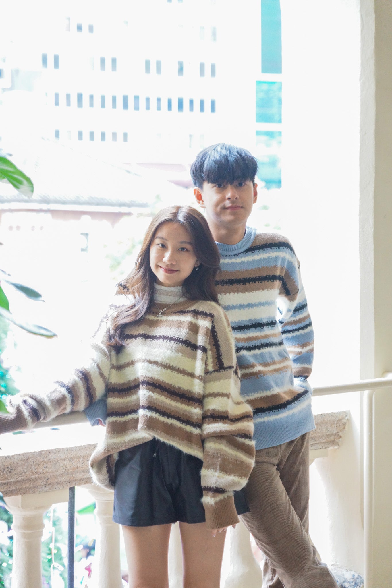 Letitia Wool Striped Knit Sweater