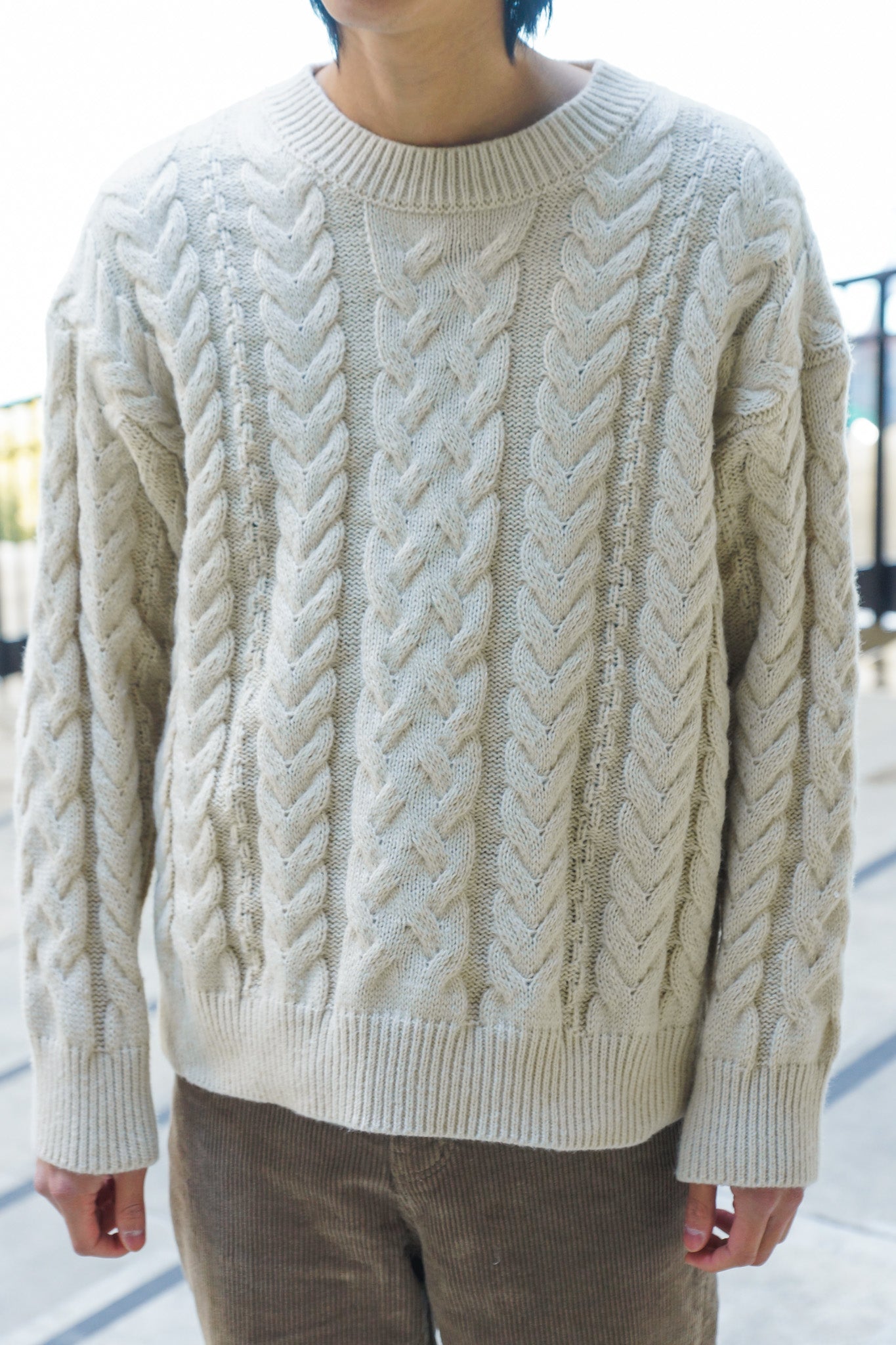 Eloise Basic Round-Neck Knit Sweater