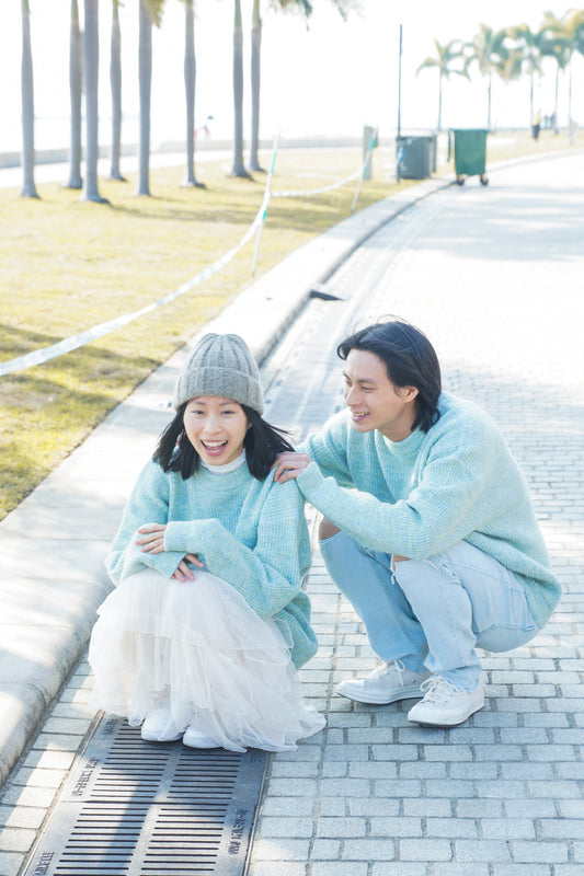 Cosette Round-Neck Knit Sweater