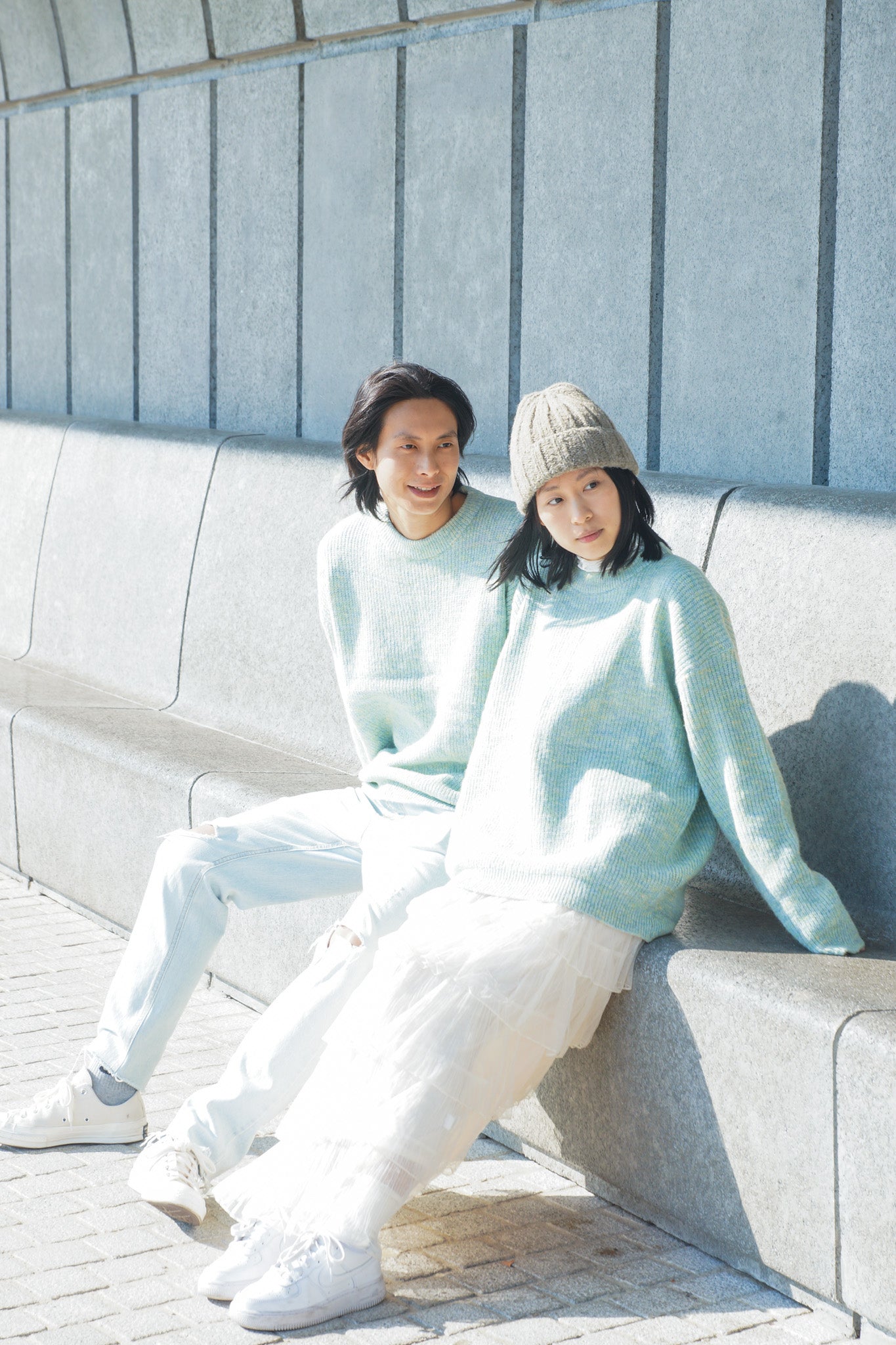 Cosette Round-Neck Knit Sweater