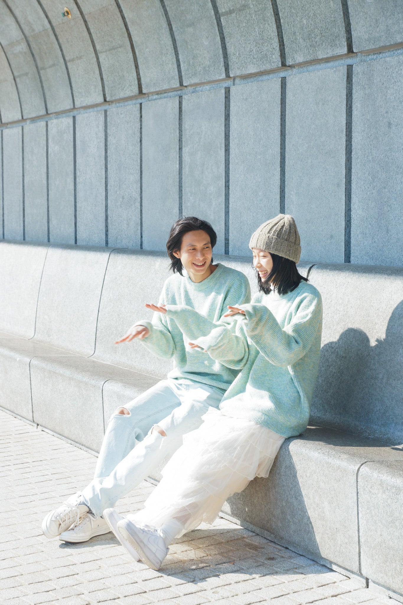 Cosette Round-Neck Knit Sweater