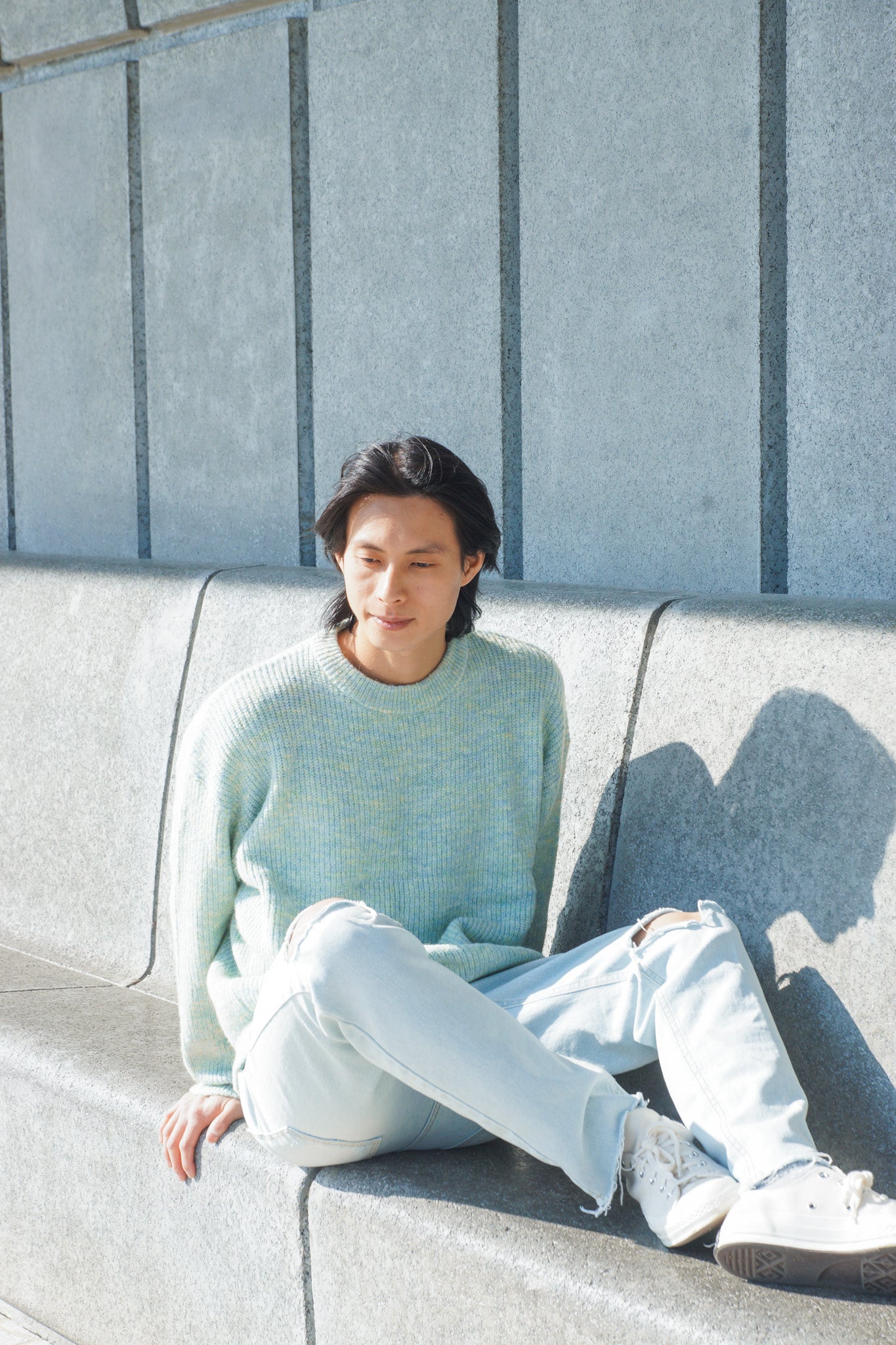 Cosette Round-Neck Knit Sweater