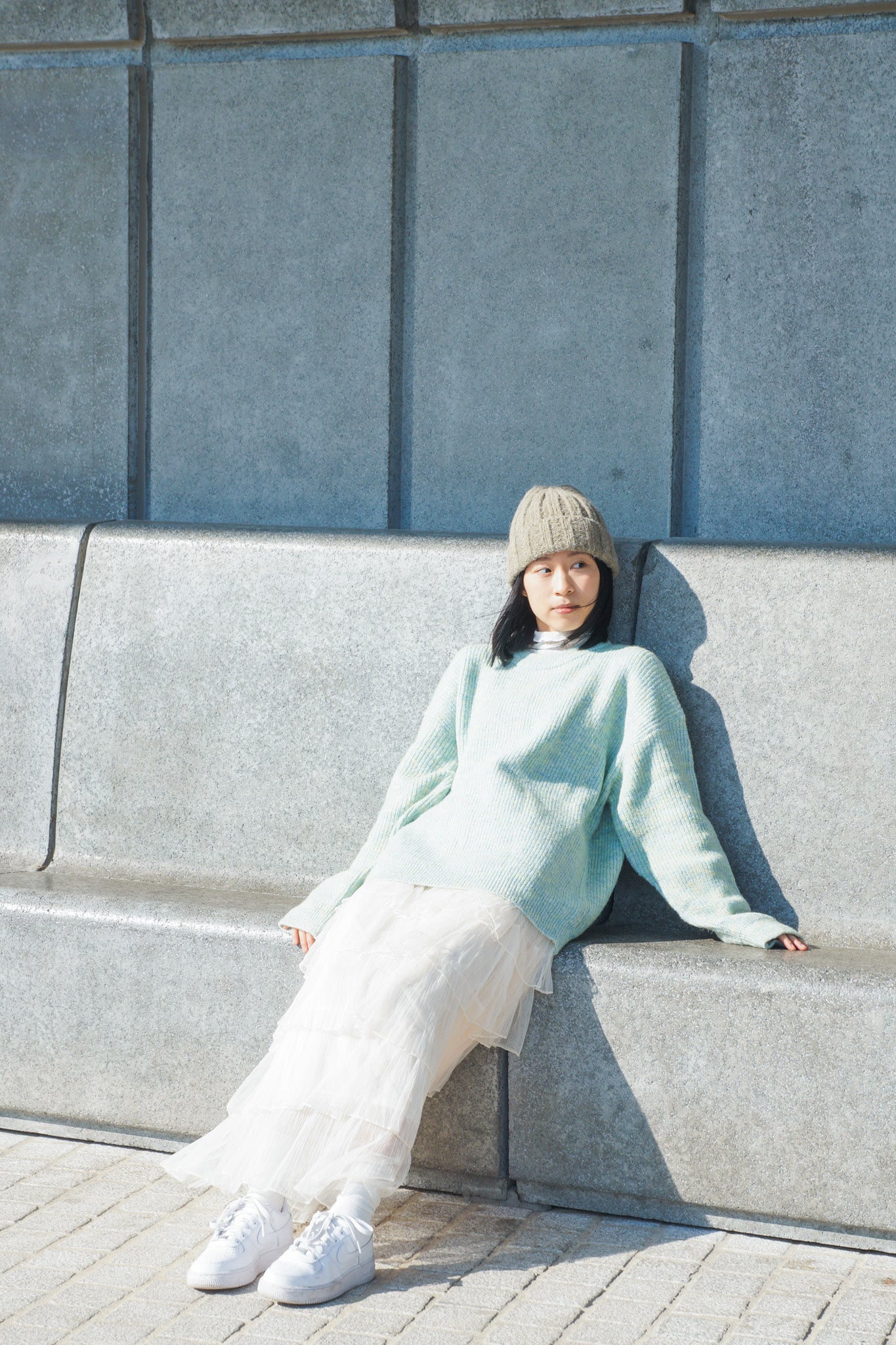 Cosette Round-Neck Knit Sweater