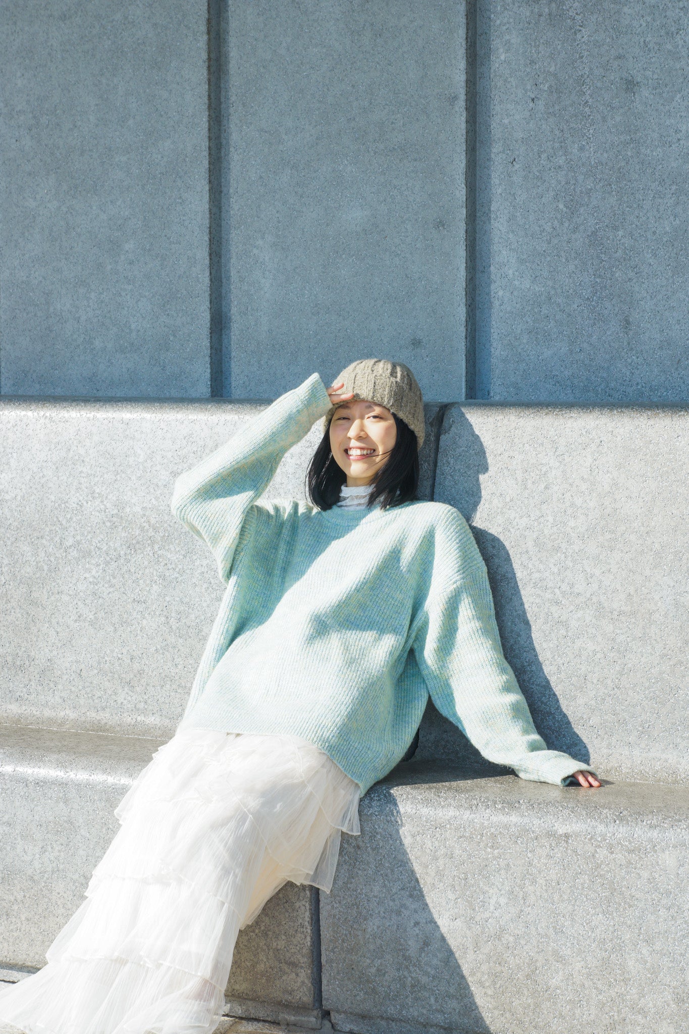 Cosette Round-Neck Knit Sweater
