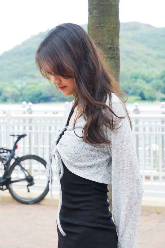 Snow Tied Cropped Outer