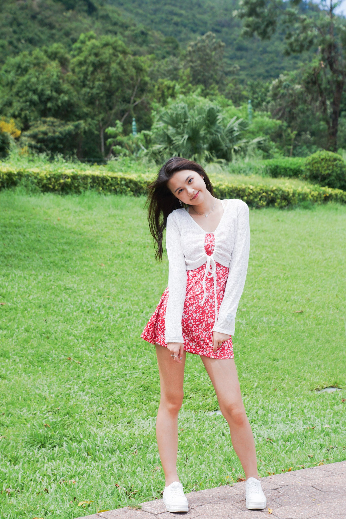 Snow Tied Cropped Outer