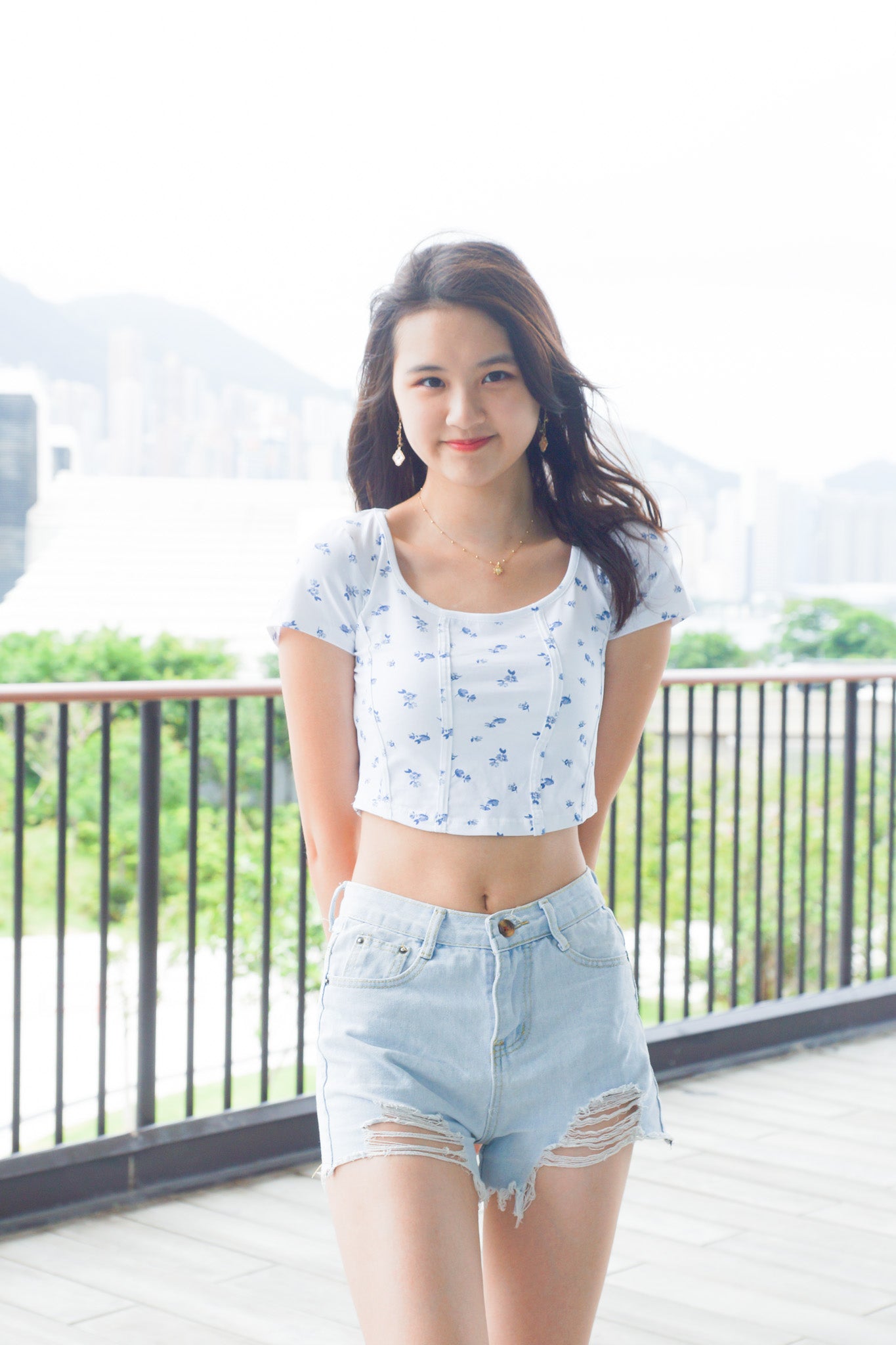 Slim Cut Floral Top