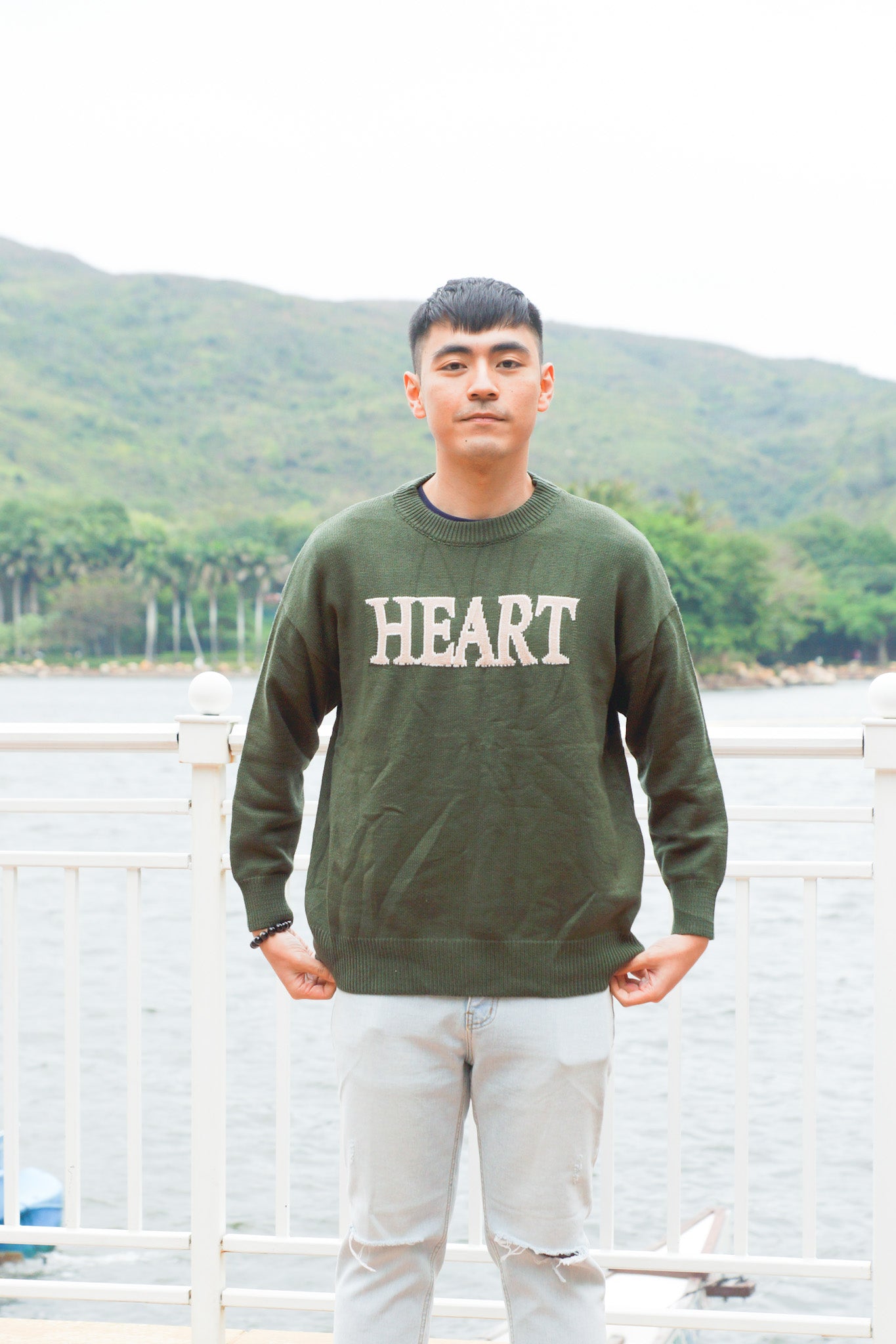 Sweetheart Oversized Sweater - Apple’s Farm