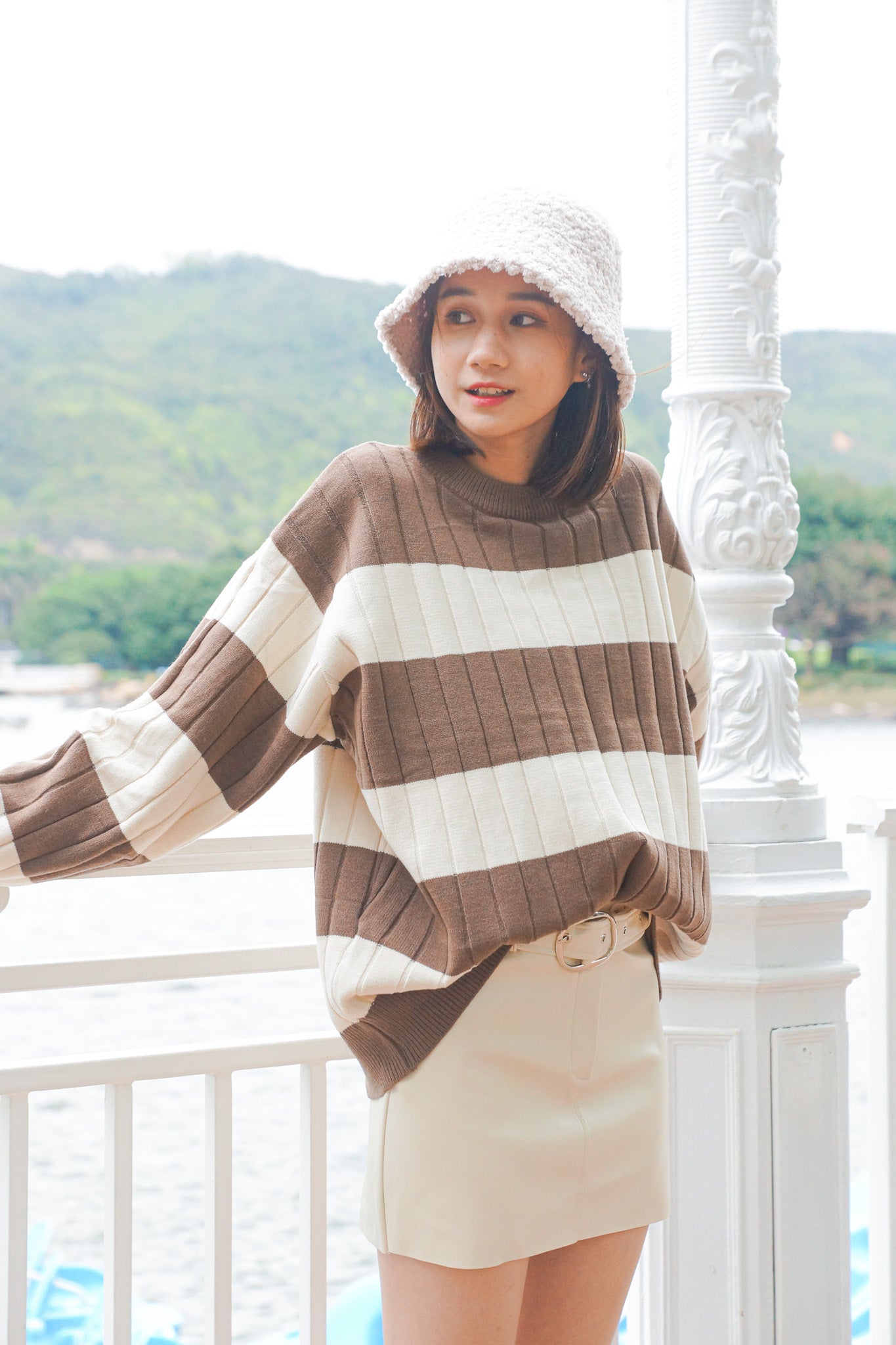 Belted Leather Skirt - Apple’s Farm
