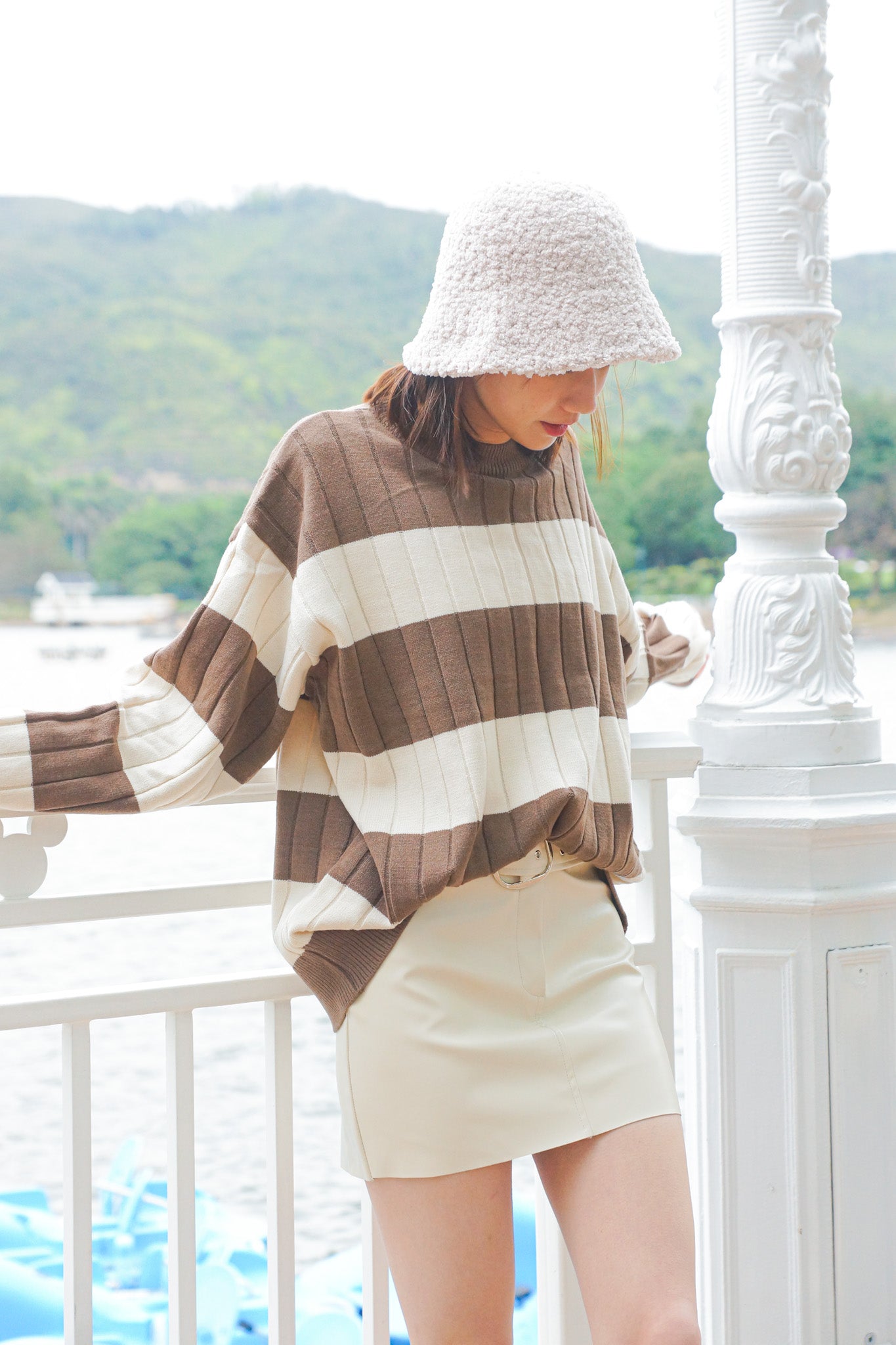 Belted Leather Skirt - Apple’s Farm