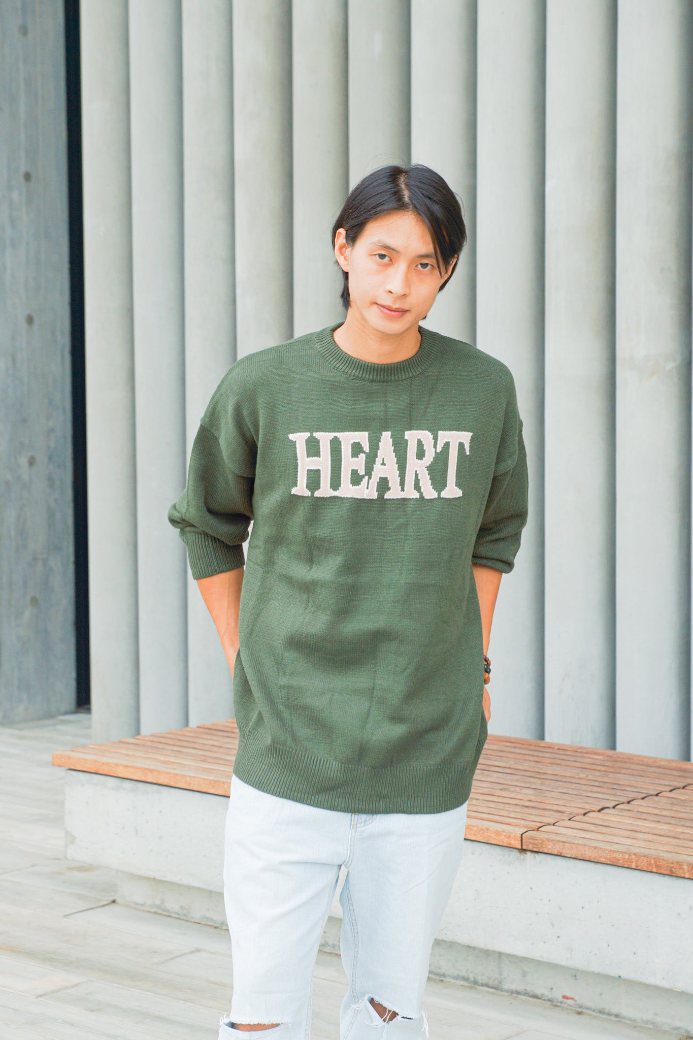 Sweetheart Oversized Sweater - Apple’s Farm