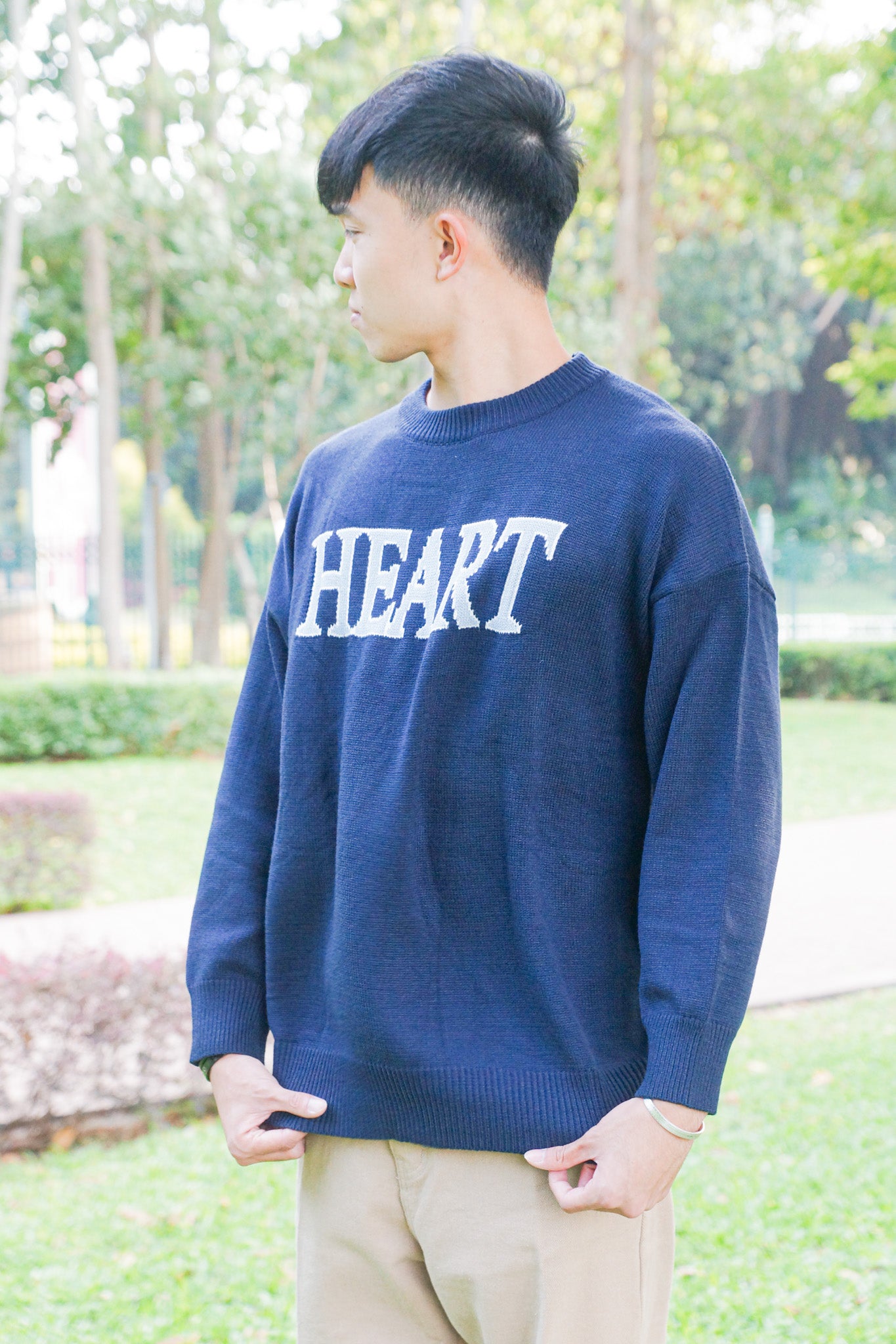 Sweetheart Oversized Sweater - Apple’s Farm
