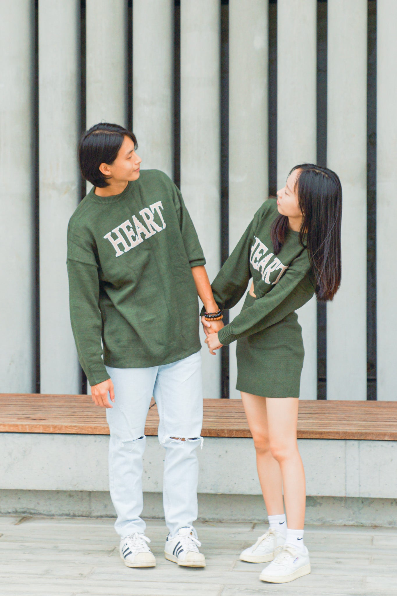 Sweetheart Cropped Knit Set - Apple’s Farm