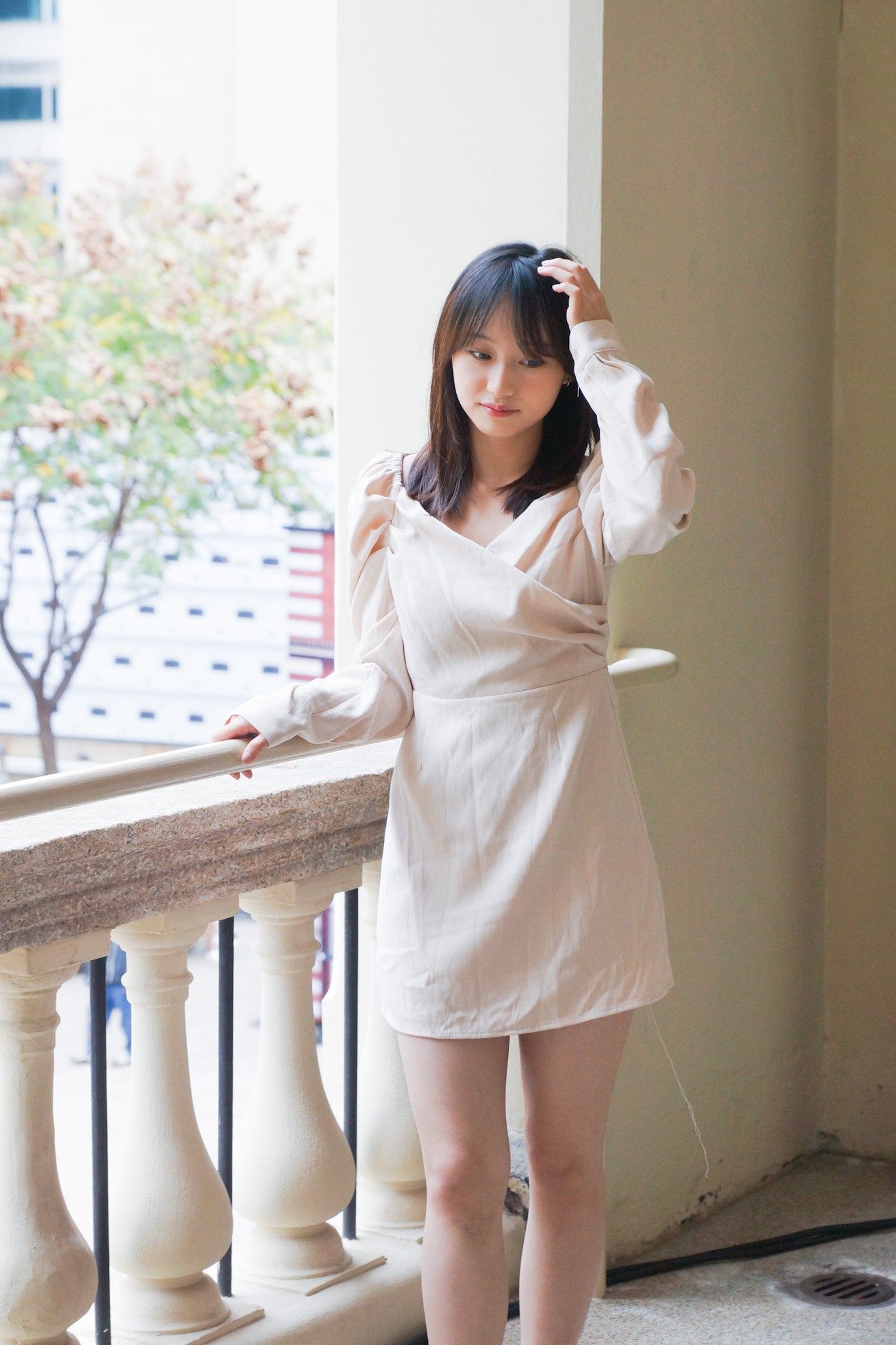 Violetta Wrapping Dress - Apple’s Farm