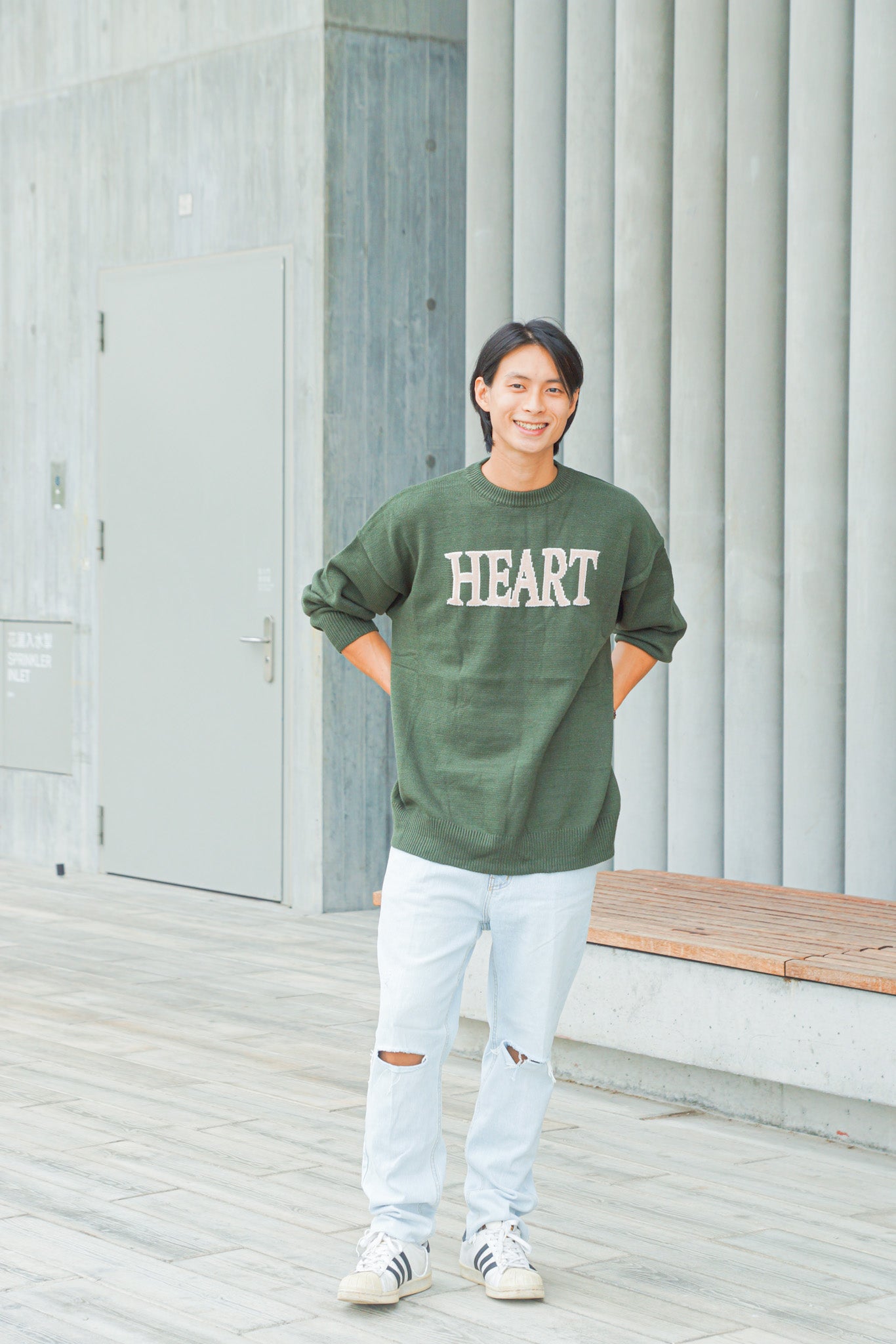 Sweetheart Oversized Sweater - Apple’s Farm
