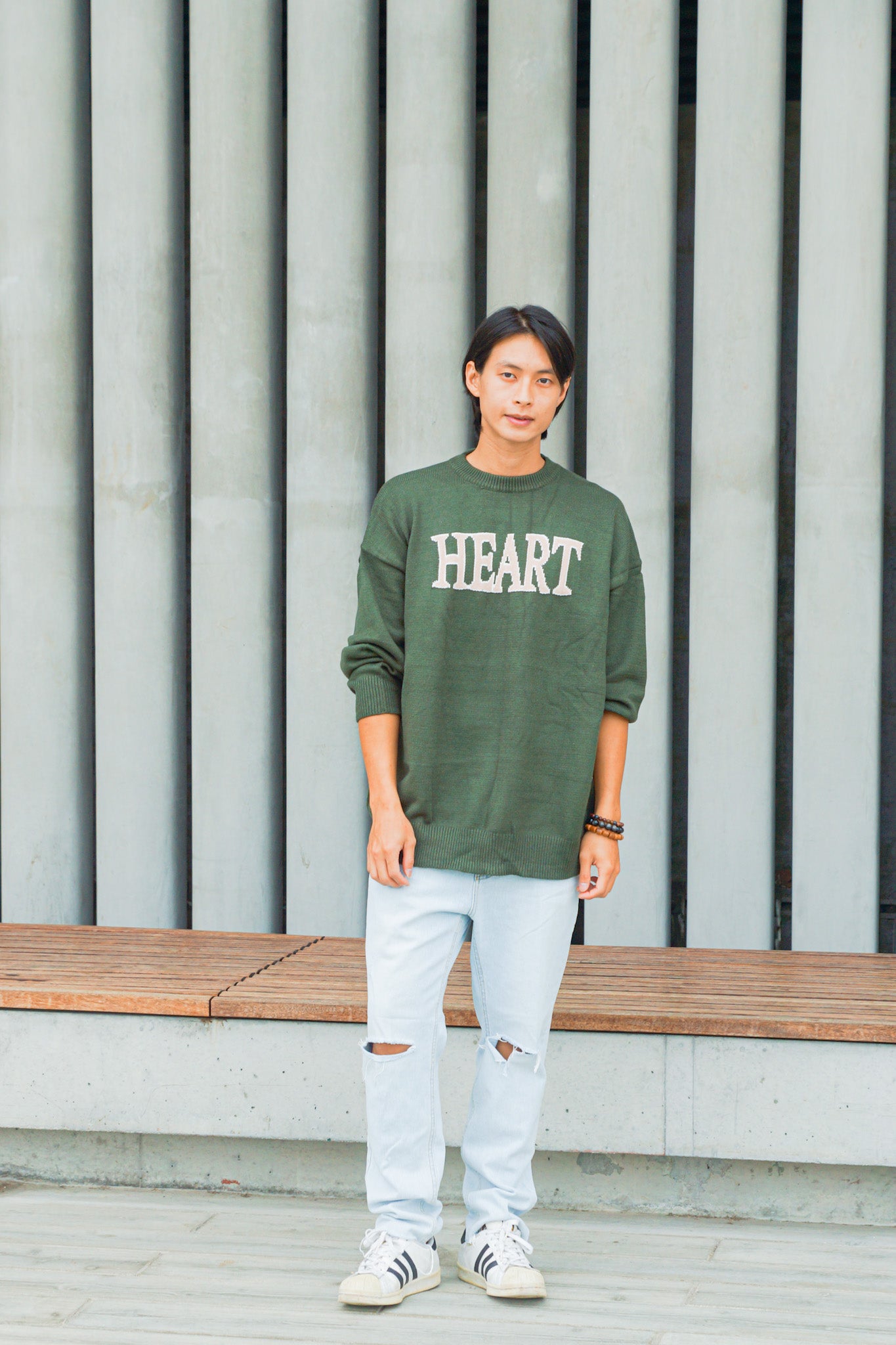 Sweetheart Oversized Sweater - Apple’s Farm