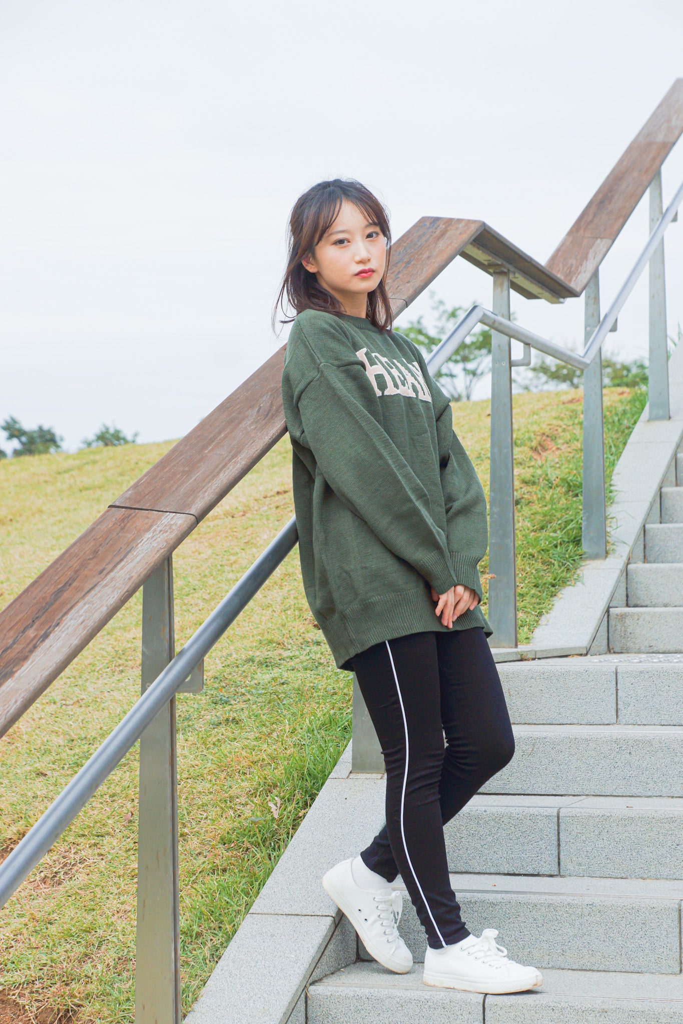 Sweetheart Oversized Sweater - Apple’s Farm