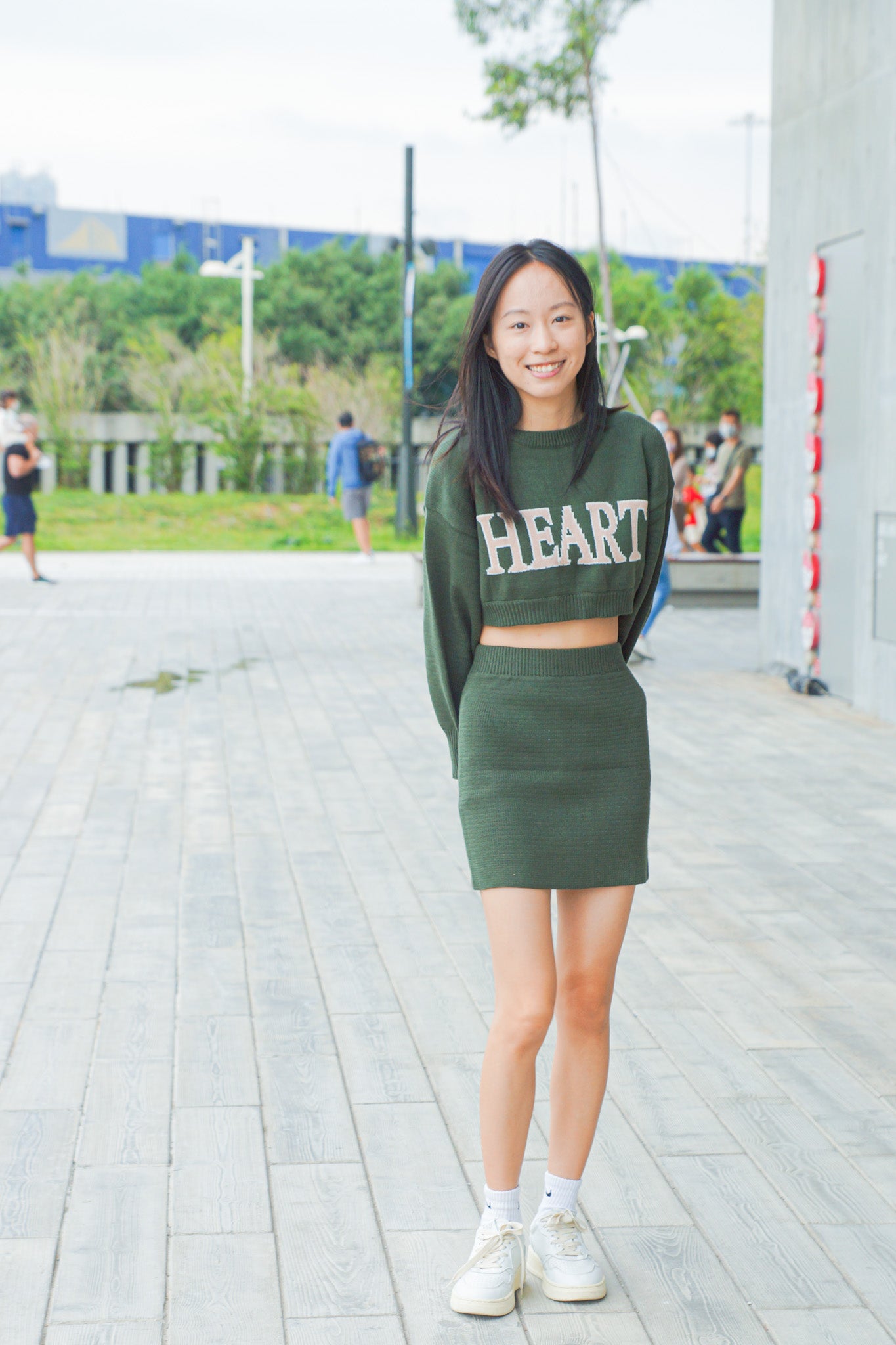 Sweetheart Cropped Knit Set - Apple’s Farm