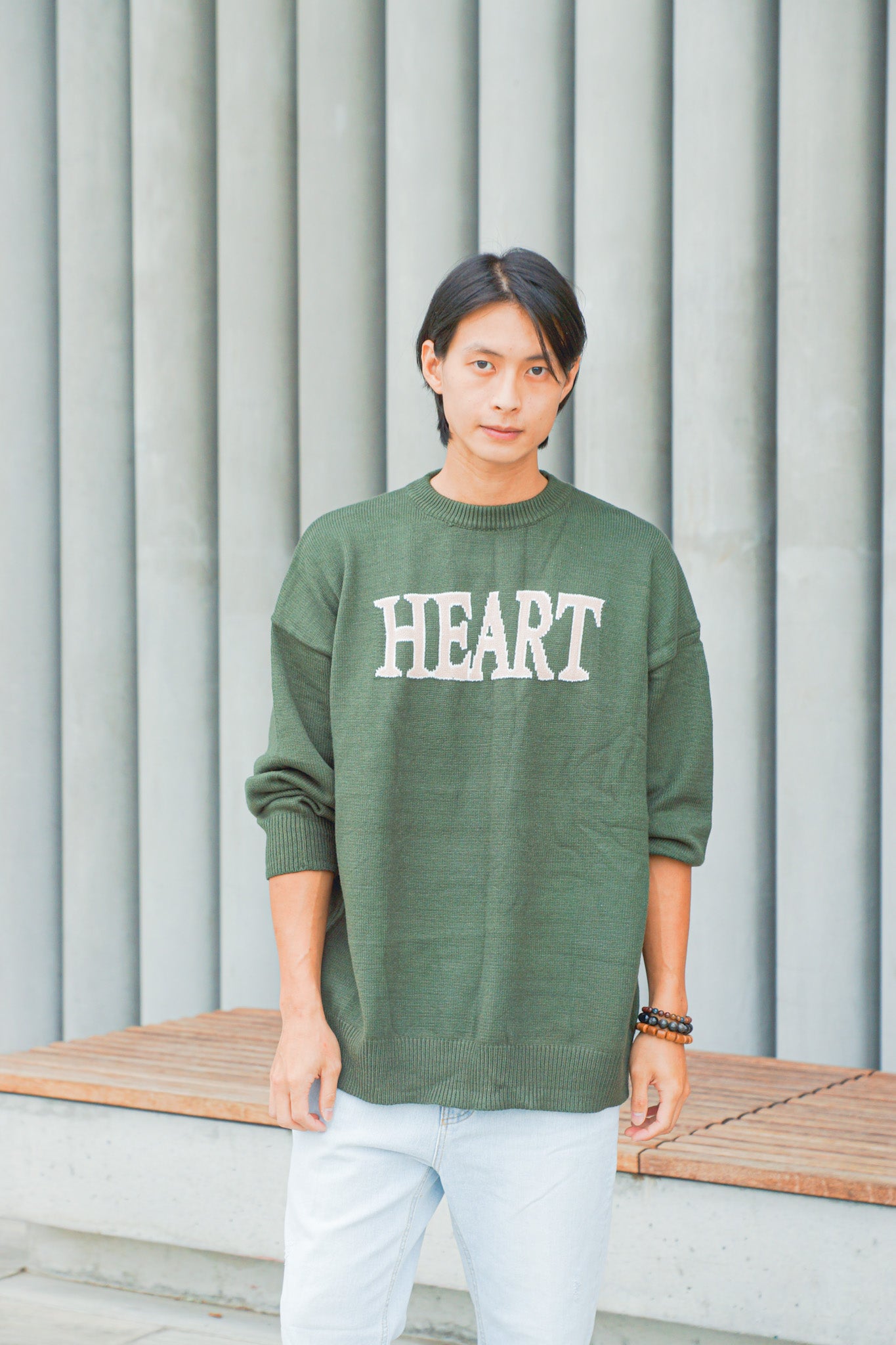 Sweetheart Oversized Sweater - Apple’s Farm