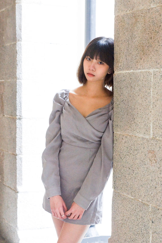 Violetta Wrapping Dress - Apple’s Farm