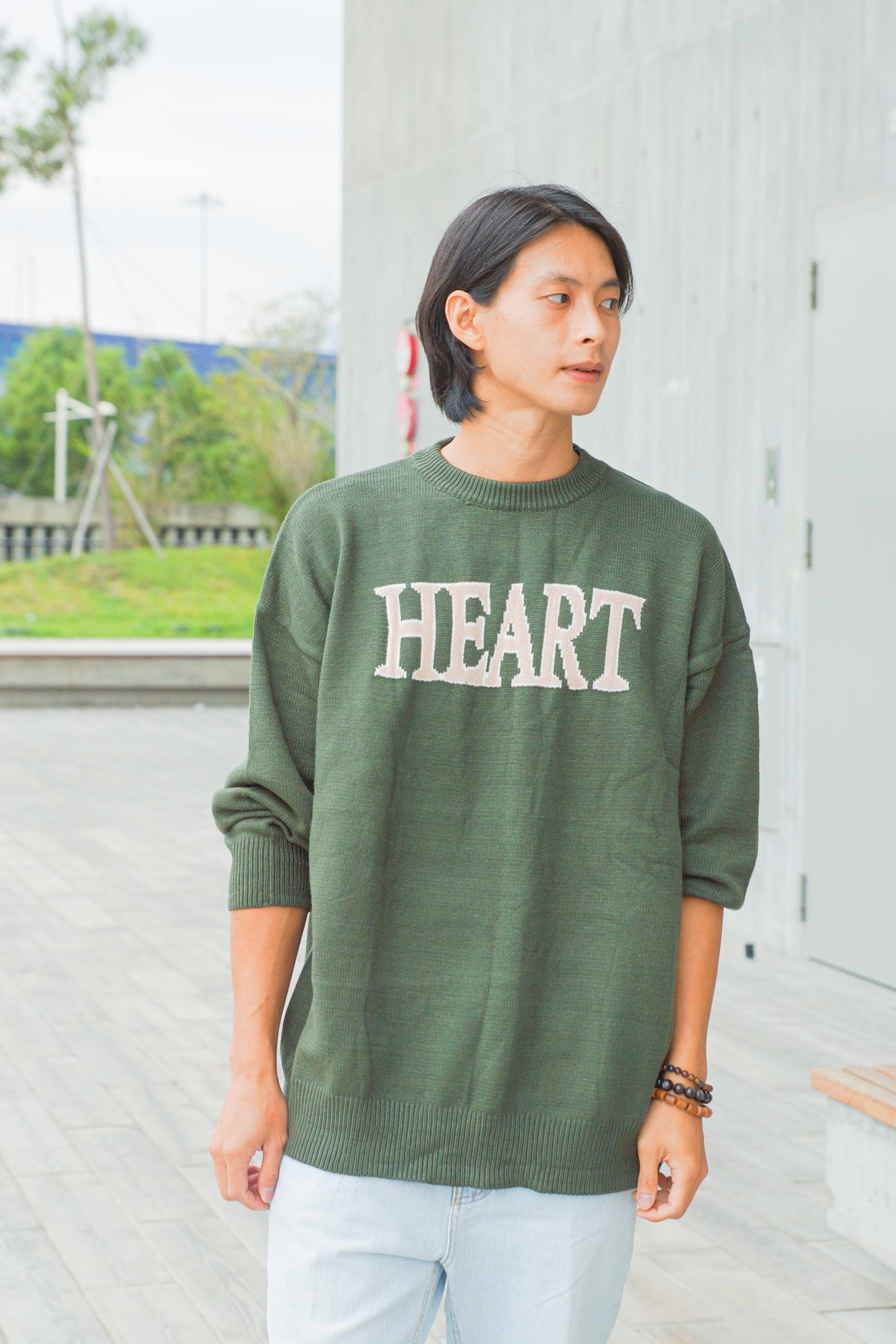 Sweetheart Oversized Sweater - Apple’s Farm
