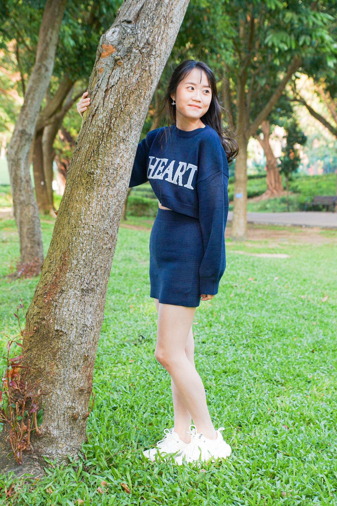 Sweetheart Cropped Knit Set - Apple’s Farm