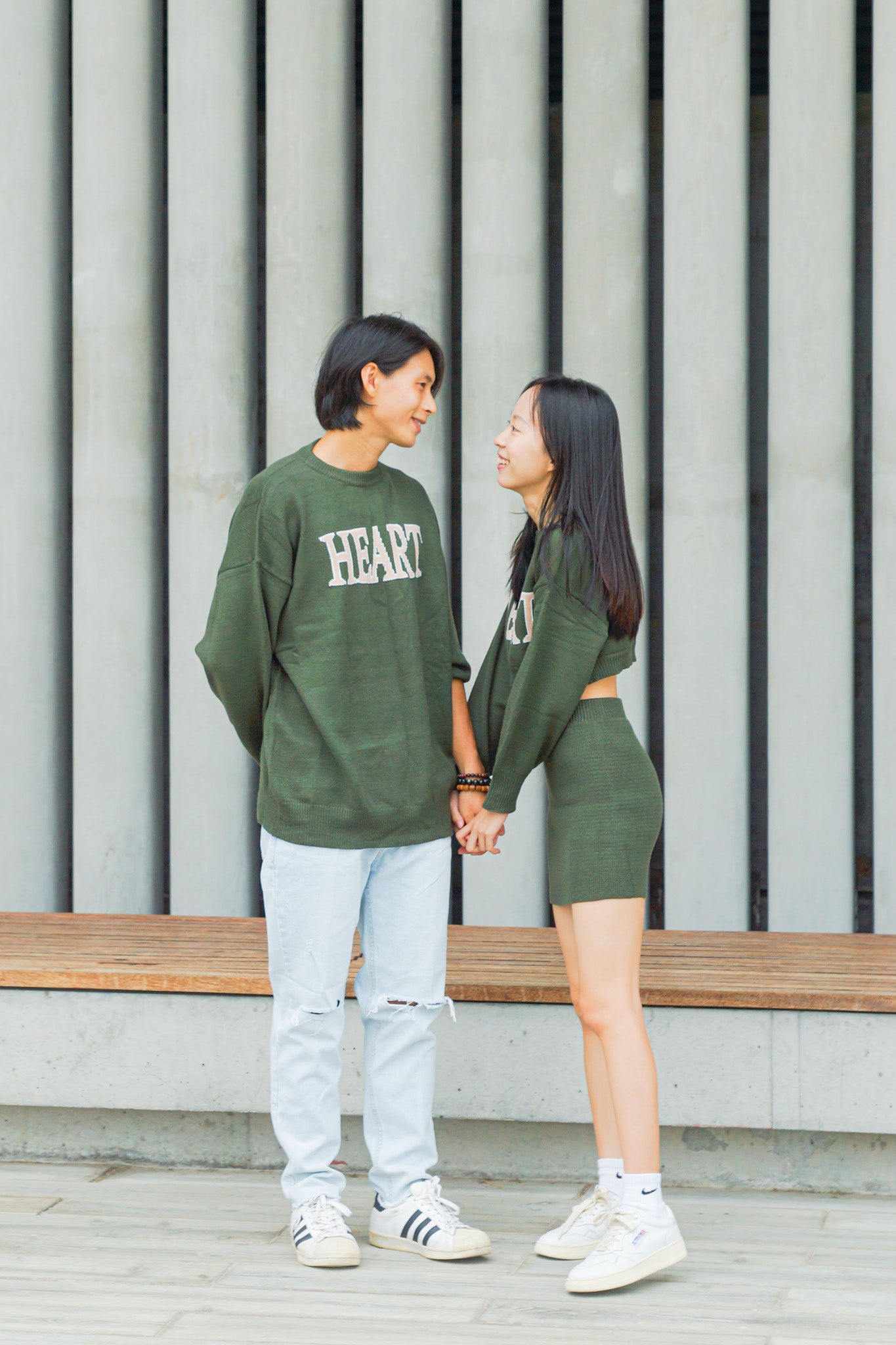 Sweetheart Cropped Knit Set - Apple’s Farm