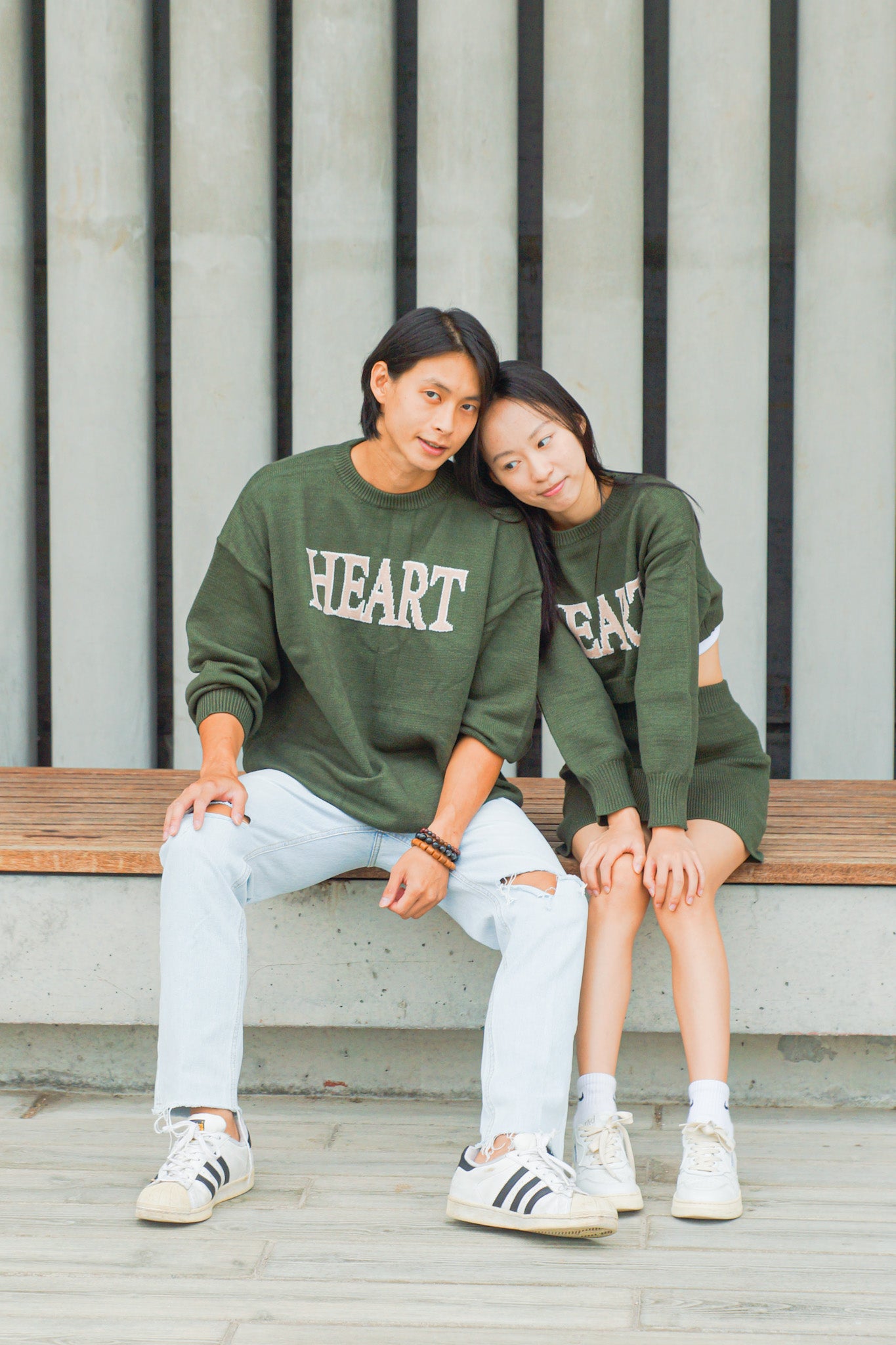 Sweetheart Cropped Knit Set - Apple’s Farm
