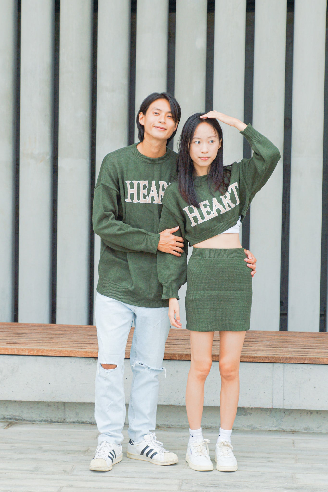 Sweetheart Cropped Knit Set - Apple’s Farm