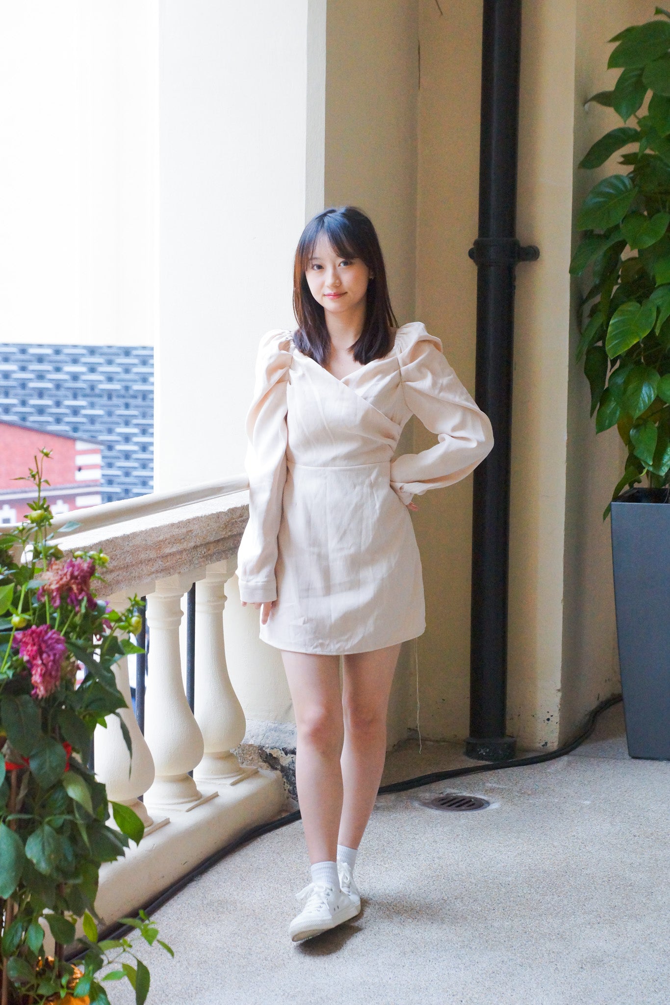 Violetta Wrapping Dress - Apple’s Farm