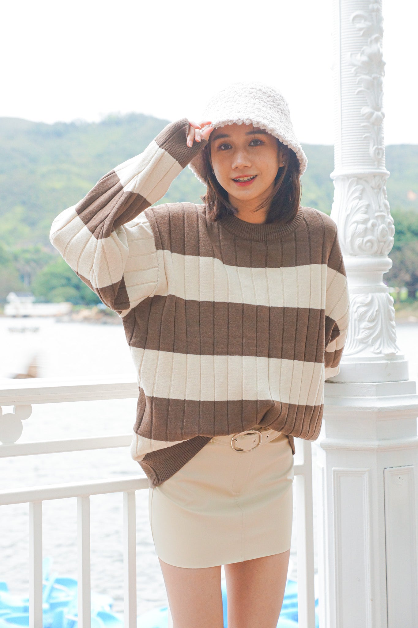 Belted Leather Skirt - Apple’s Farm