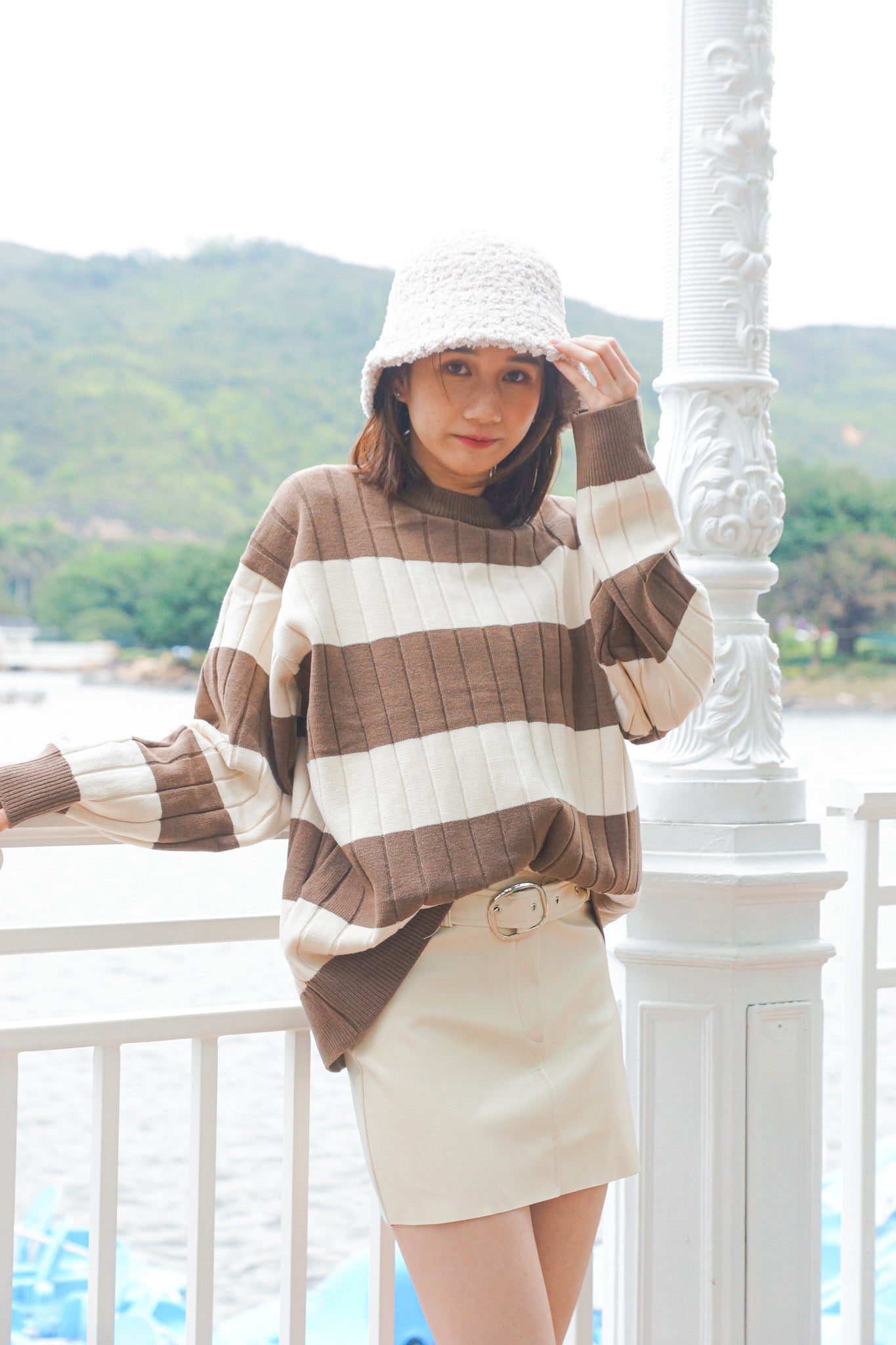 Belted Leather Skirt - Apple’s Farm