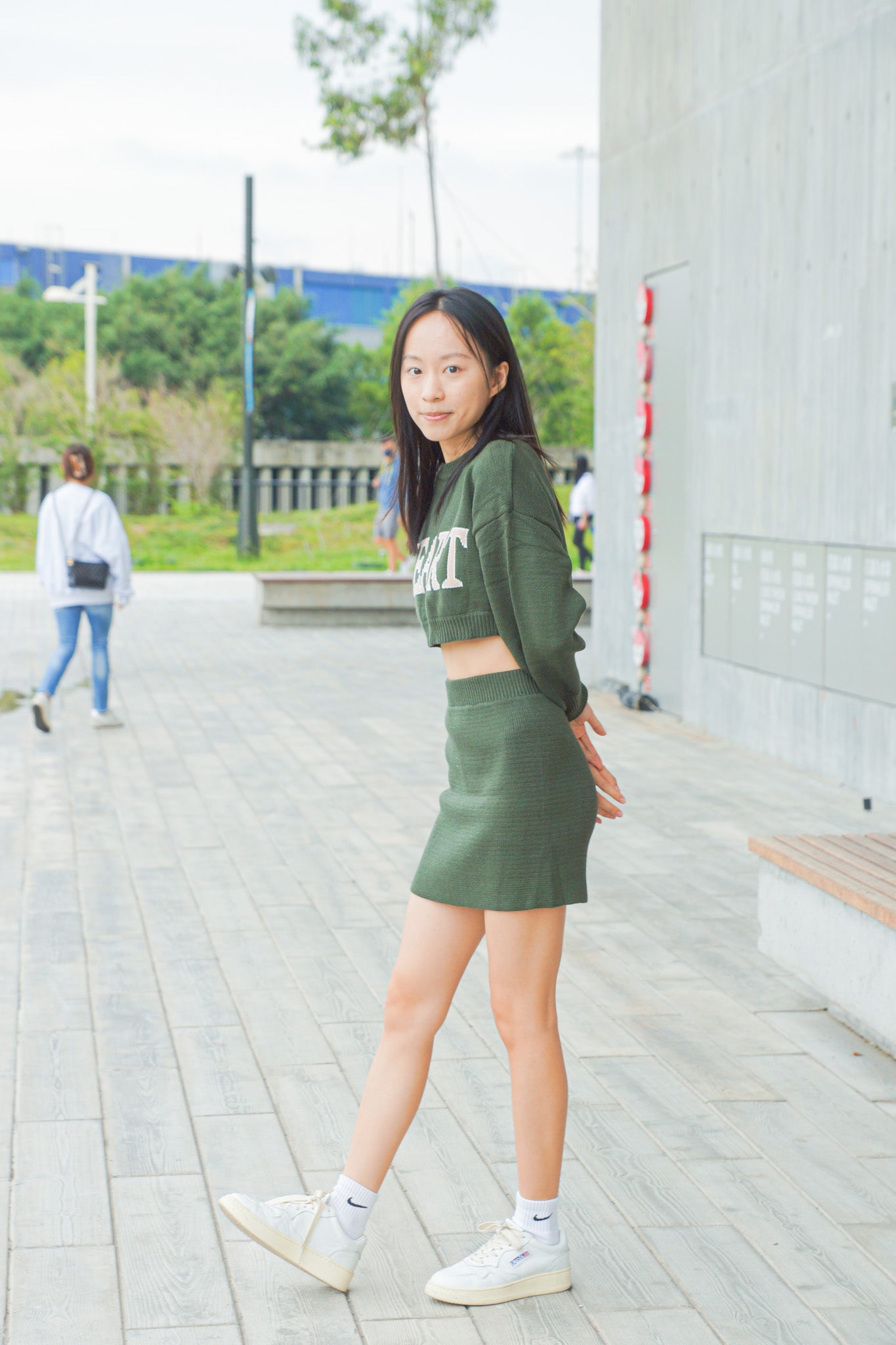 Sweetheart Cropped Knit Set - Apple’s Farm