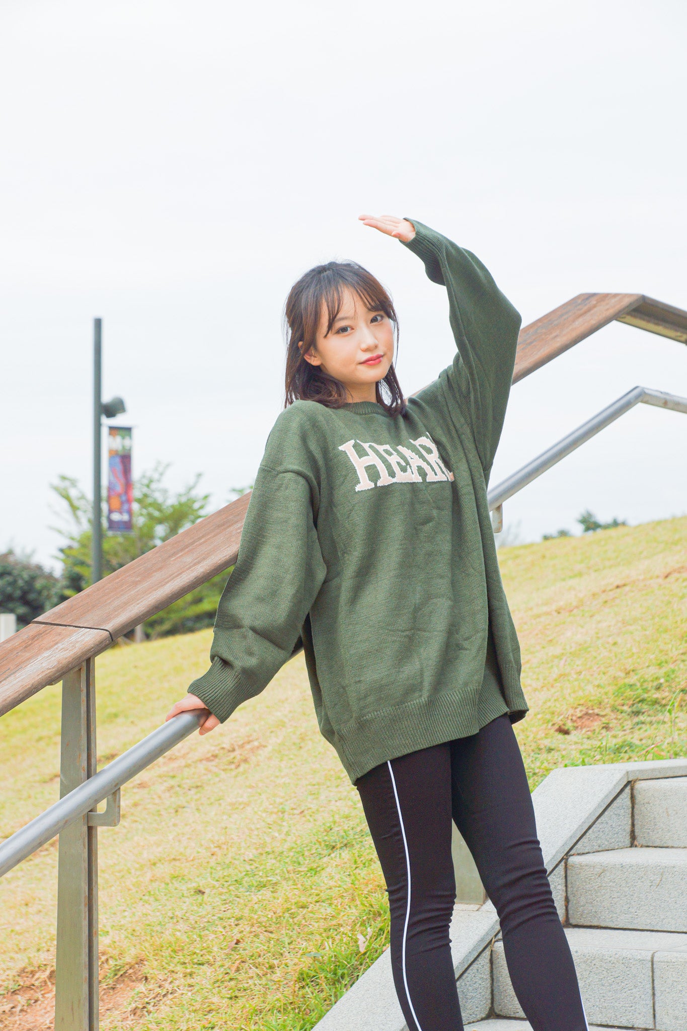 Sweetheart Oversized Sweater - Apple’s Farm
