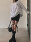 Tied Bubble Bike Shorts